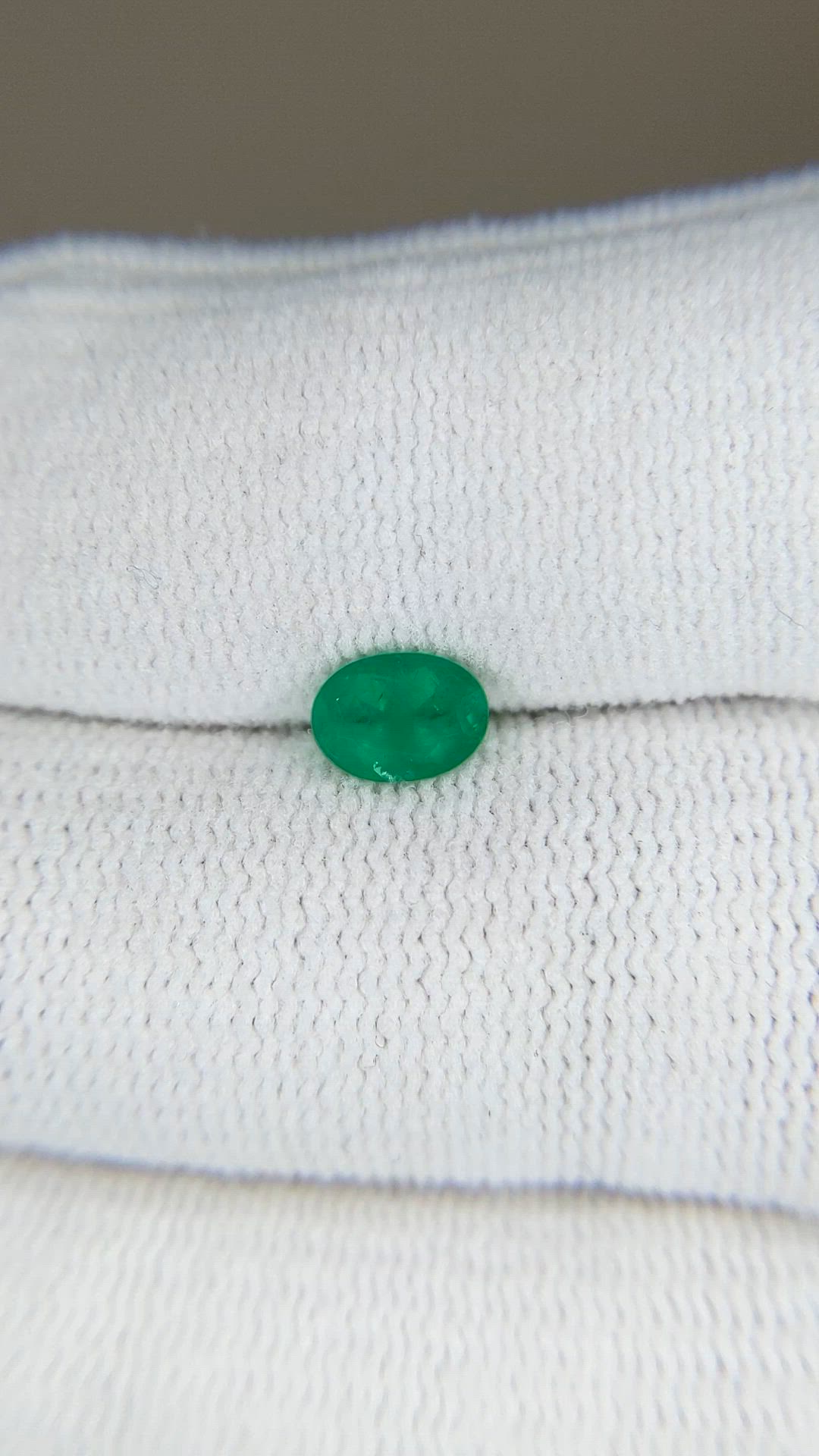 0.56 Ct. Emerald from Afghanistan Size Video