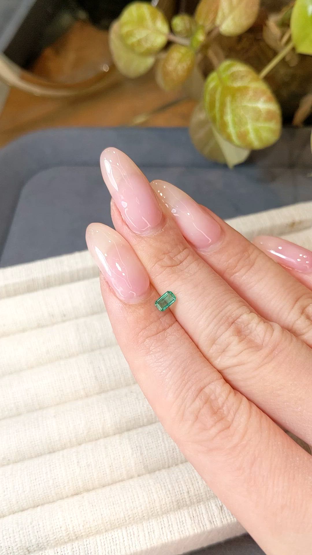 0.29 Ct. Emerald from Afghanistan Size Video