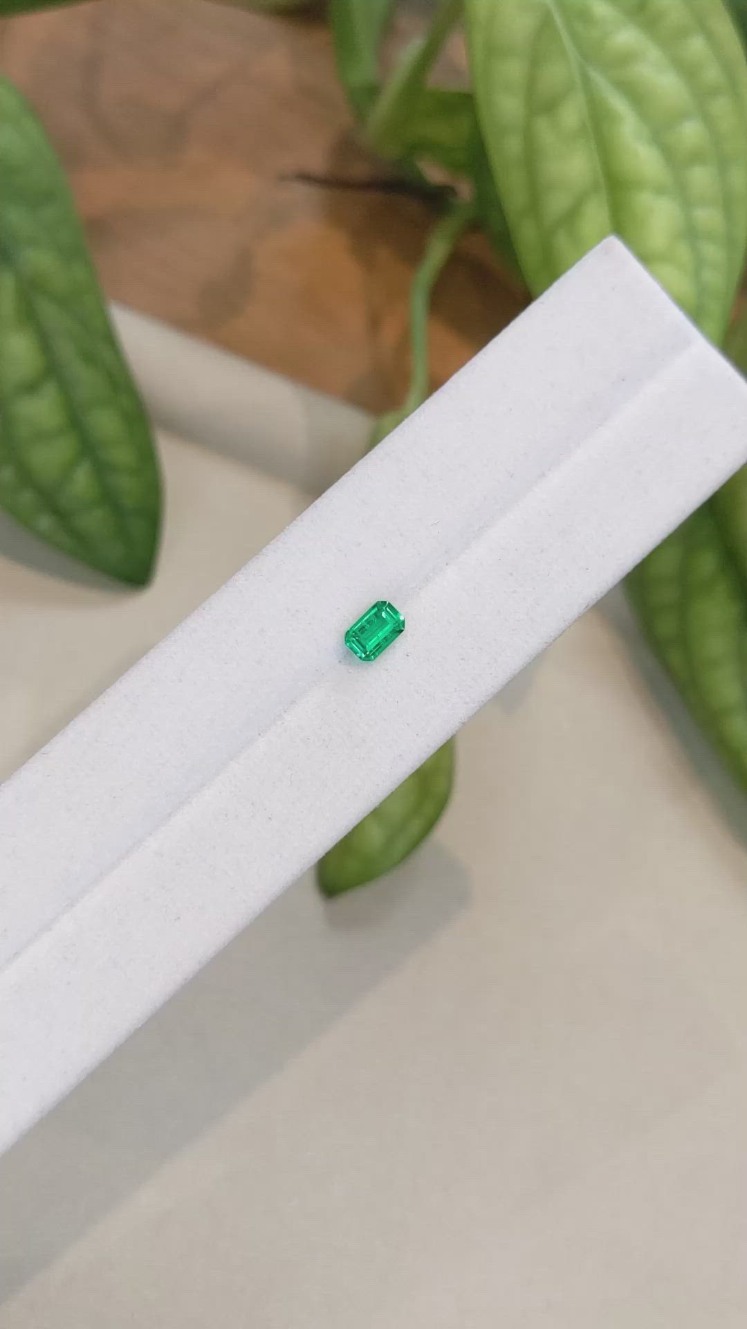 0.46 Ct. Emerald from Afghanistan Size Video