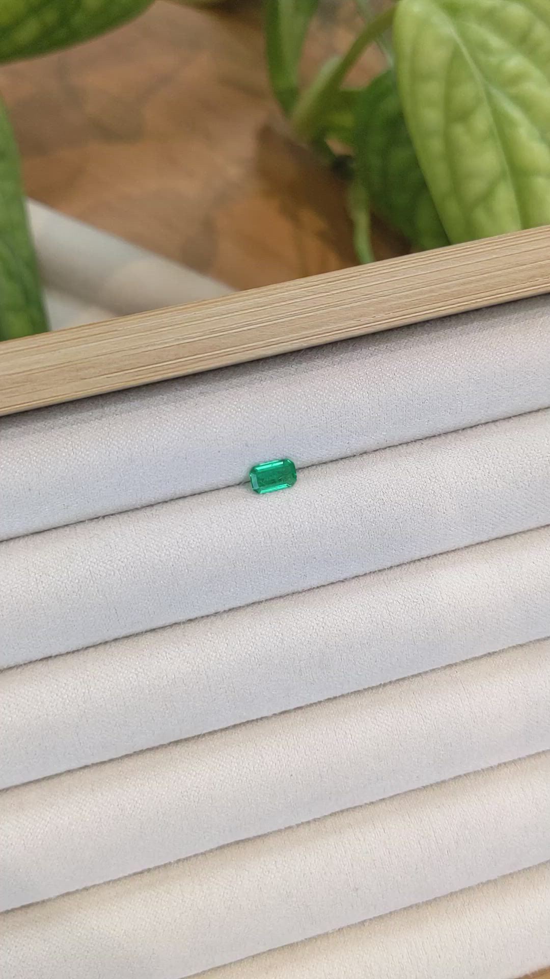 0.44 Ct. Emerald from Afghanistan Size Video