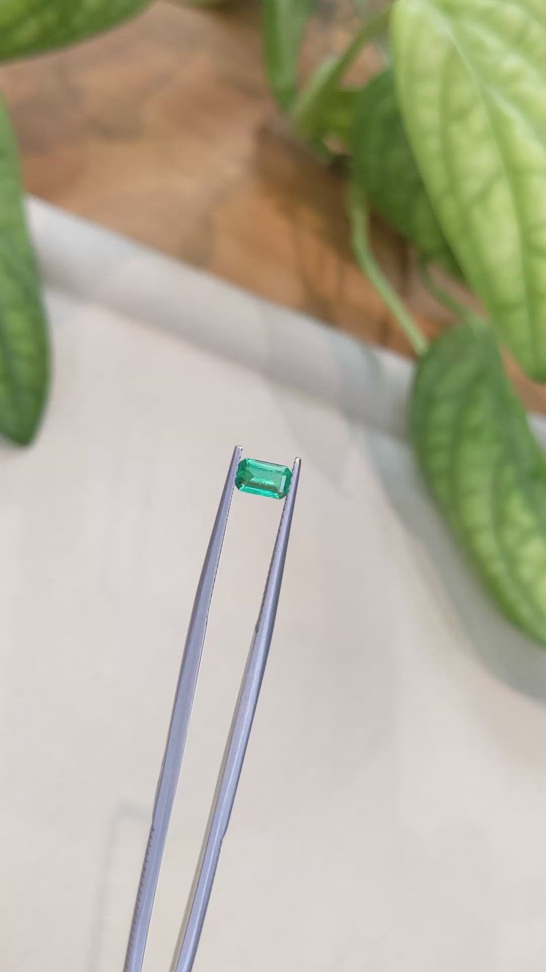 0.44 Ct. Emerald from Afghanistan Size Video
