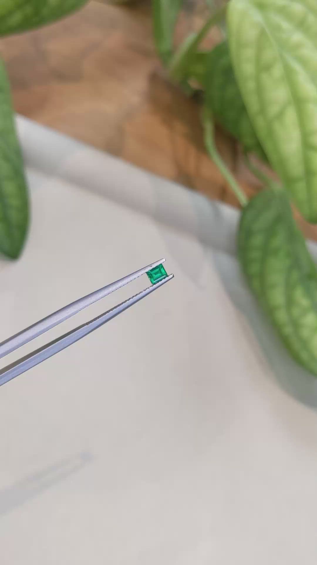 0.17 Ct. Emerald from Afghanistan Size Video