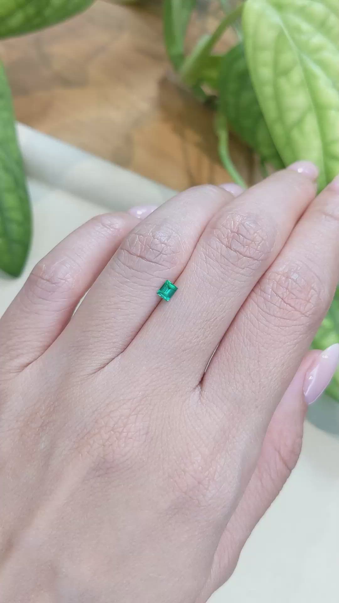 0.17 Ct. Emerald from Afghanistan Size Video