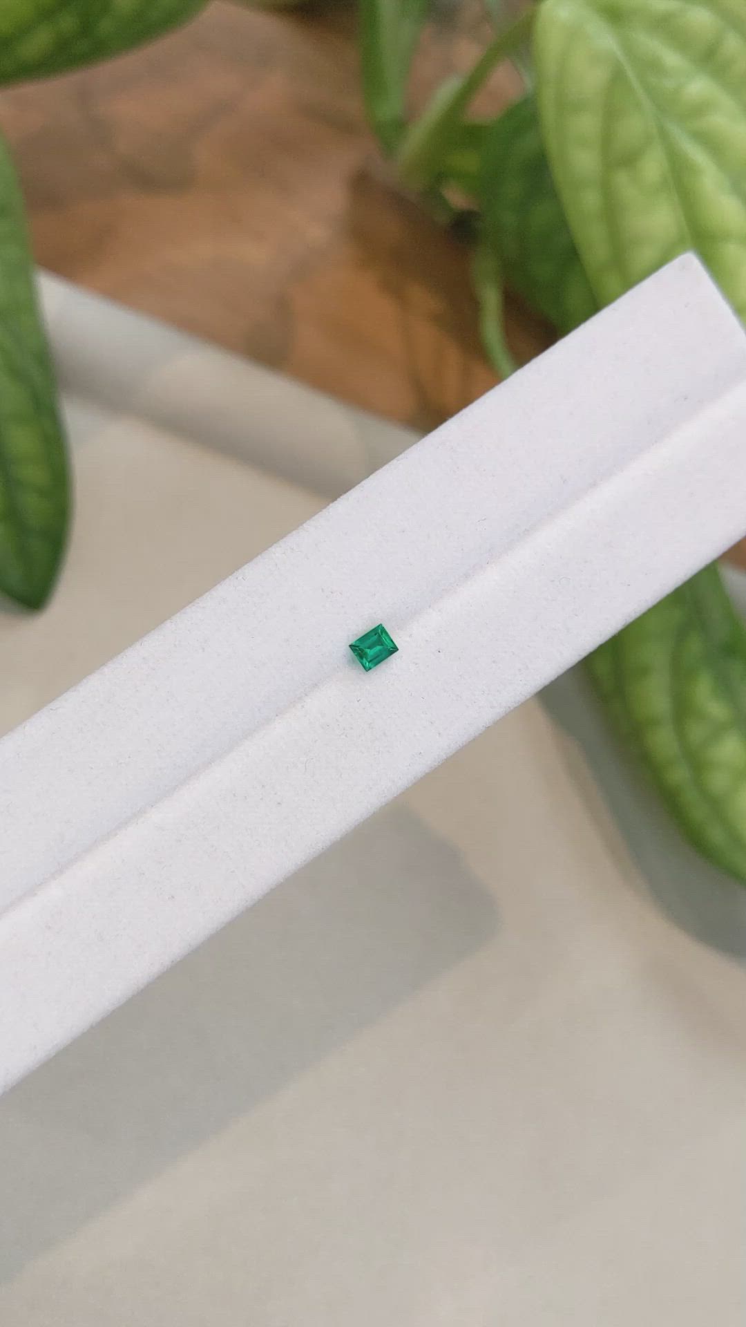 0.17 Ct. Emerald from Afghanistan Size Video