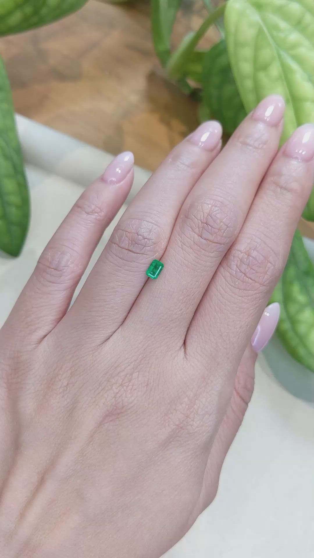 0.29 Ct. Emerald from Afghanistan Size Video