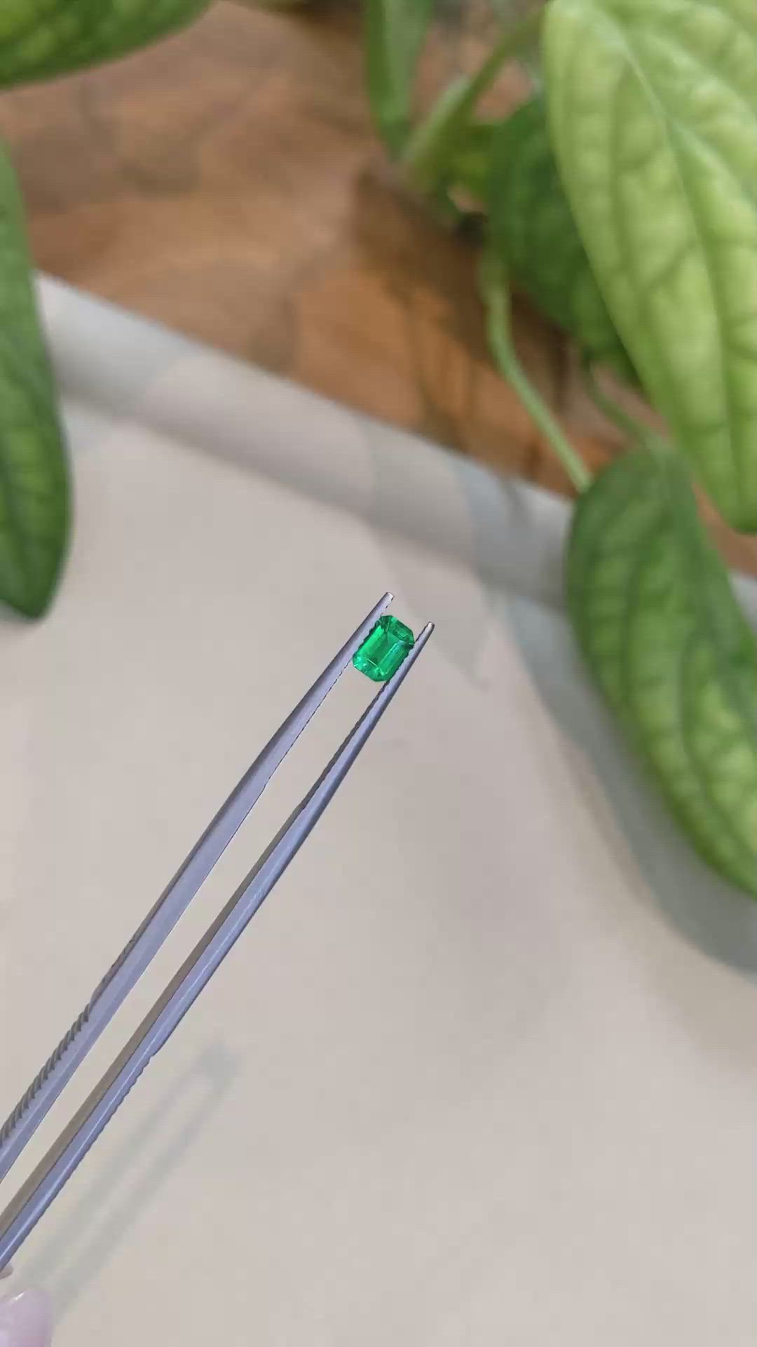 0.46 Ct. Emerald from Afghanistan Size Video