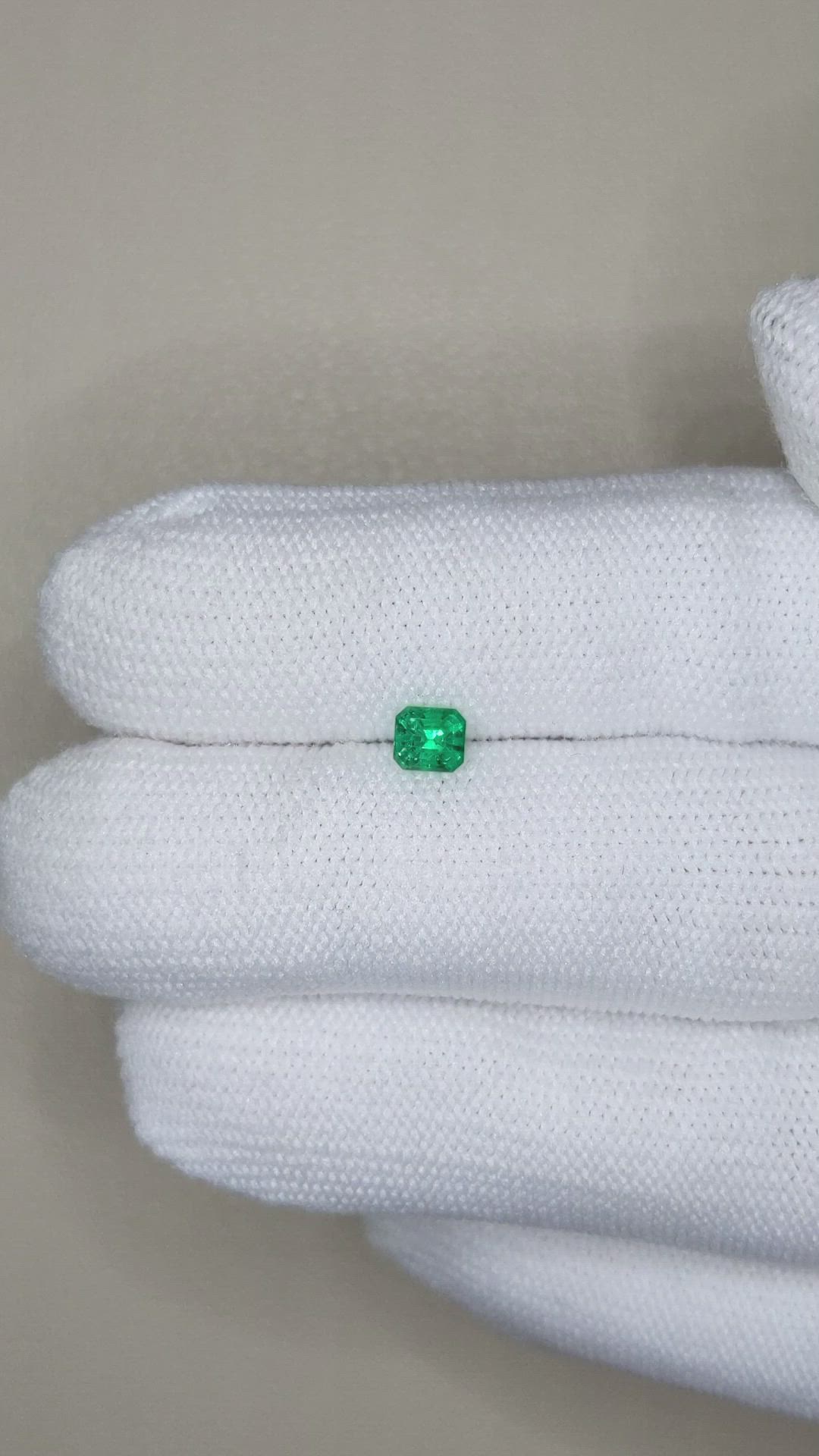 0.29 Ct. Emerald from Afghanistan Size Video