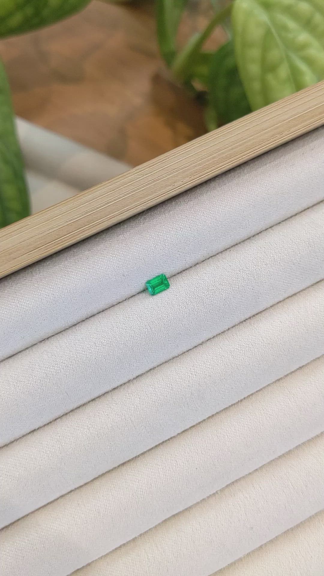0.28 Ct. Emerald from Afghanistan Size Video