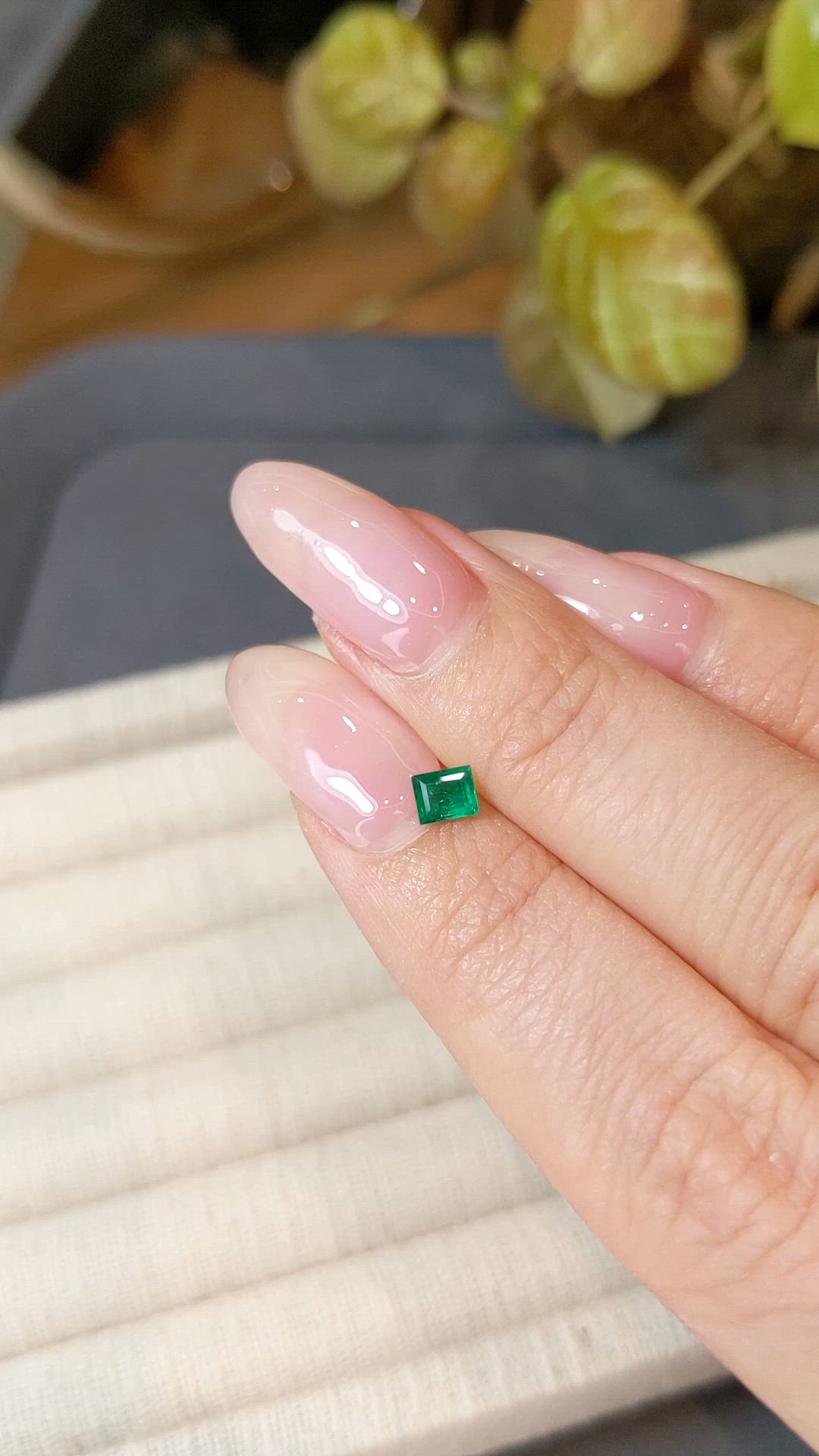 0.26 Ct. Emerald from Afghanistan Size Video
