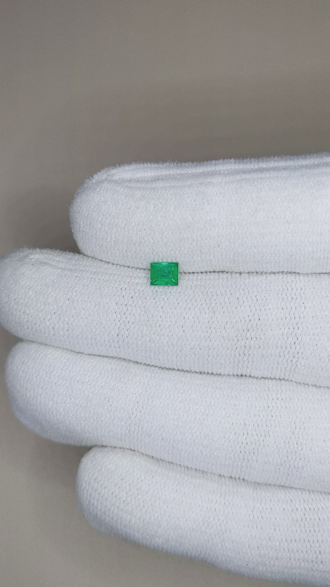 0.26 Ct. Emerald from Afghanistan Size Video