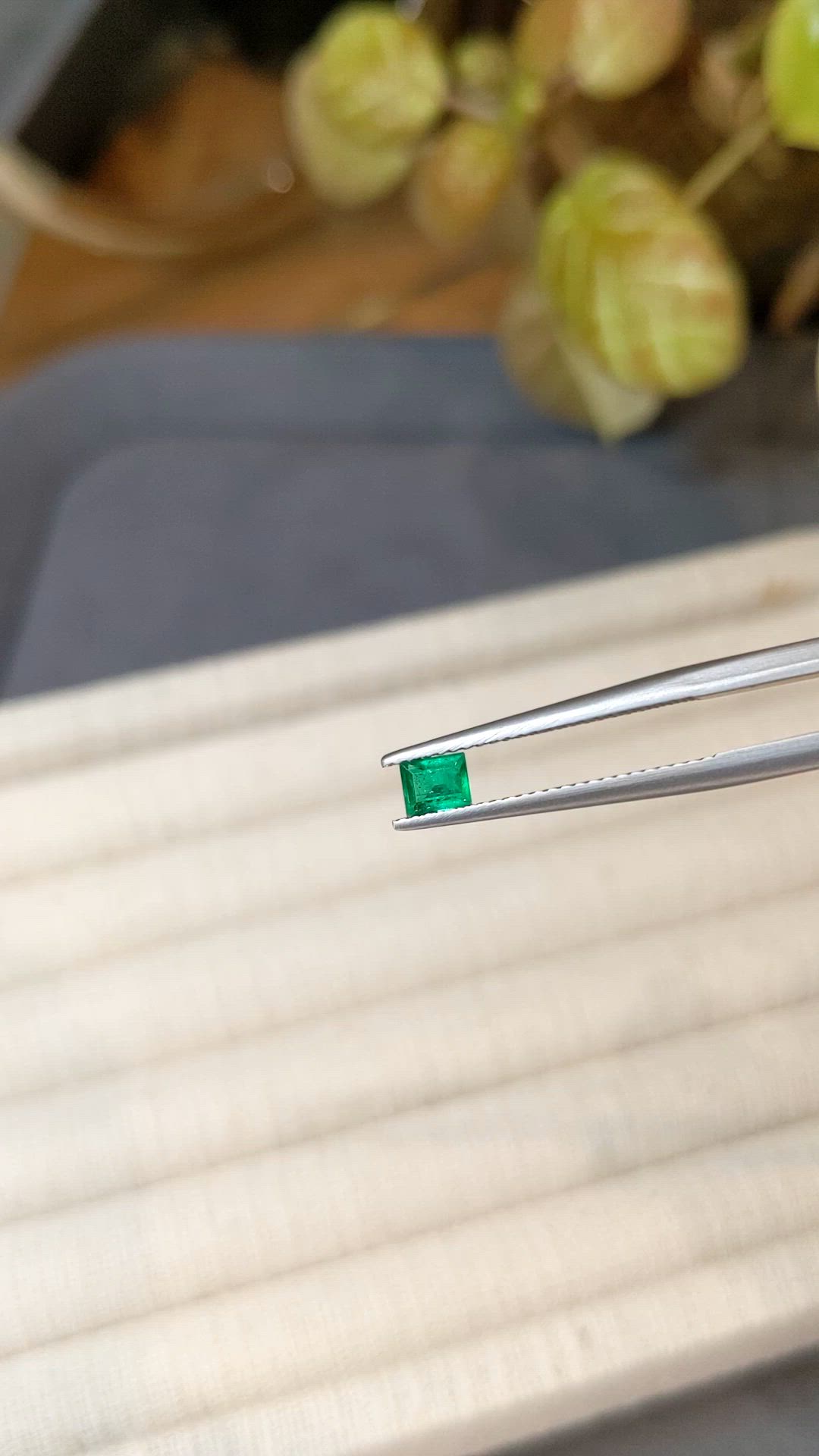 0.26 Ct. Emerald from Afghanistan Size Video