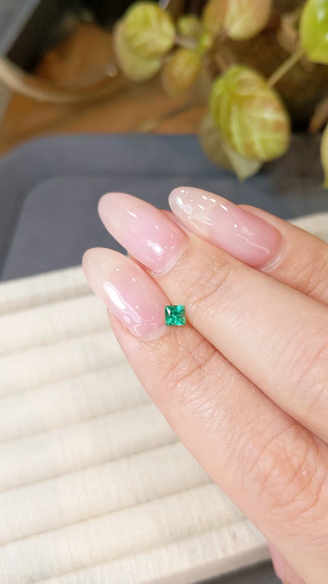 0.23 Ct. Emerald from Afghanistan Size Video