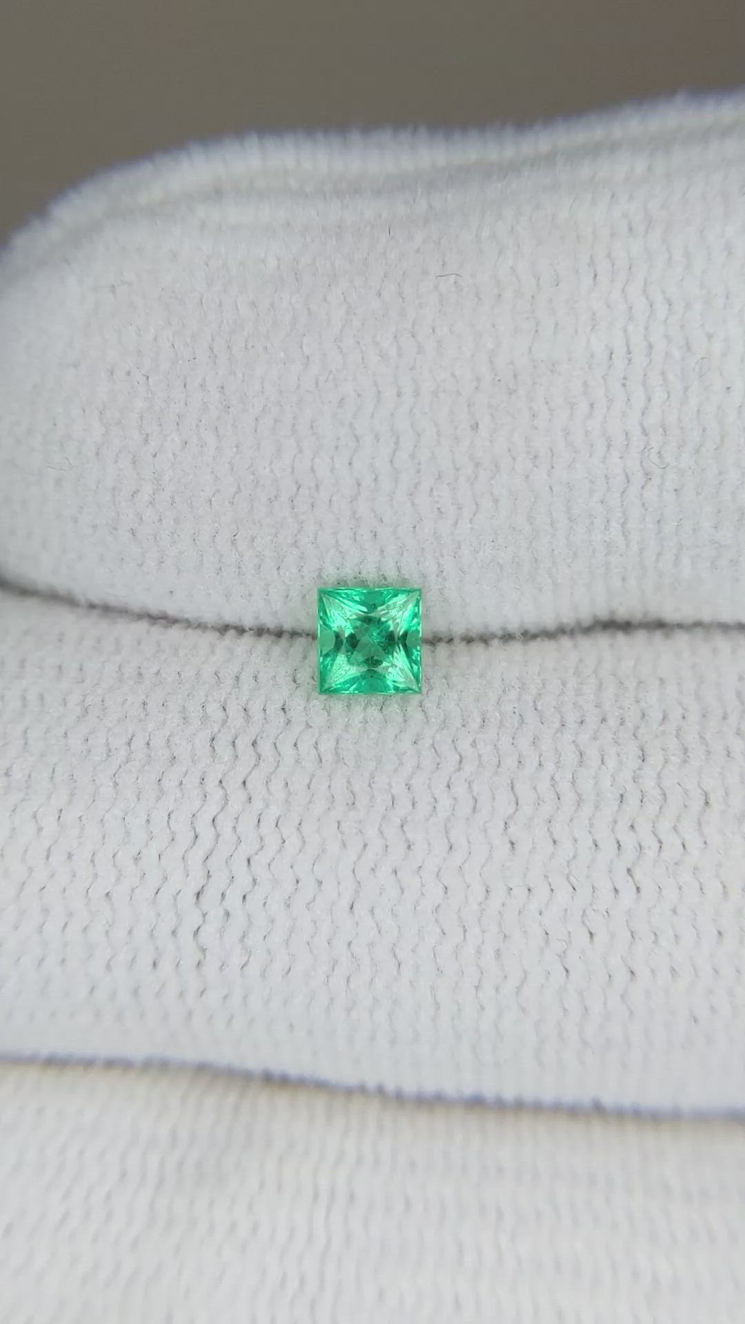 0.24 Ct. Emerald from Afghanistan Size Video