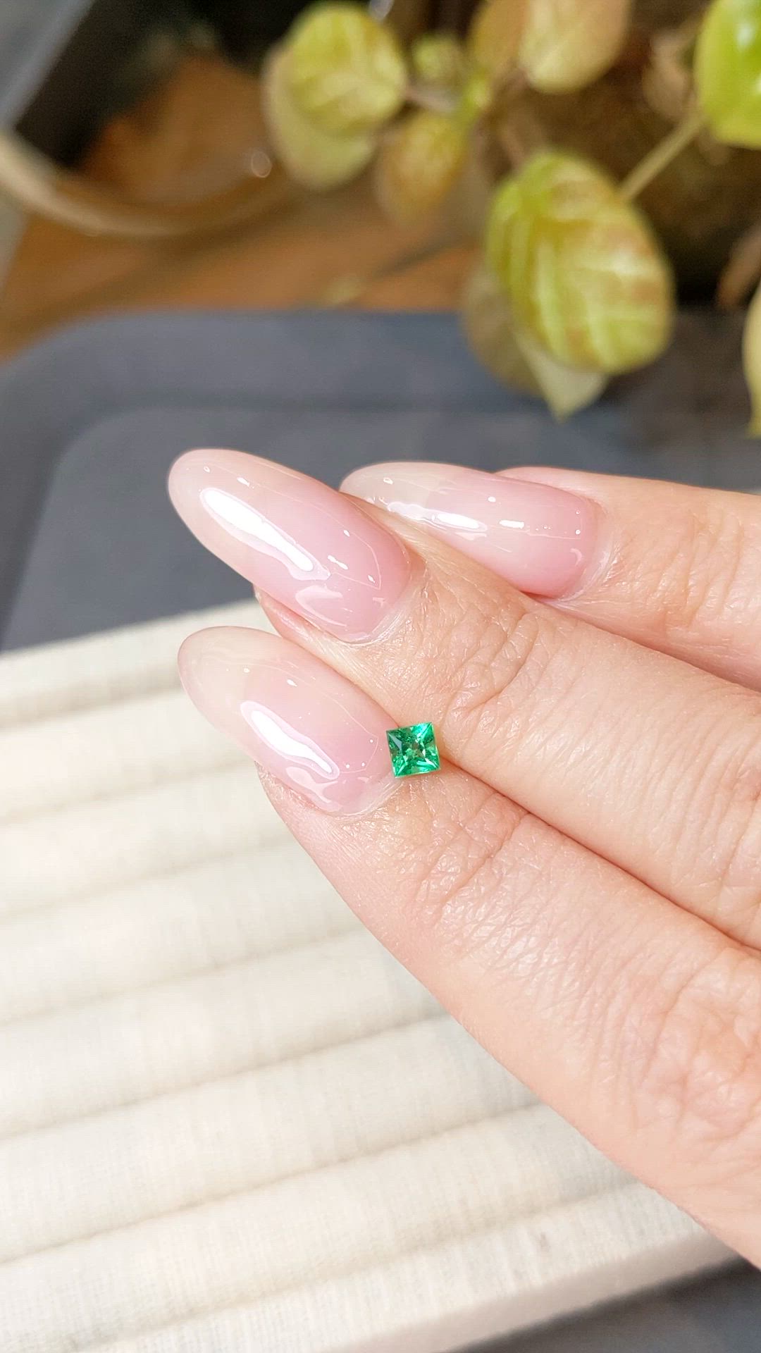 0.24 Ct. Emerald from Afghanistan Size Video