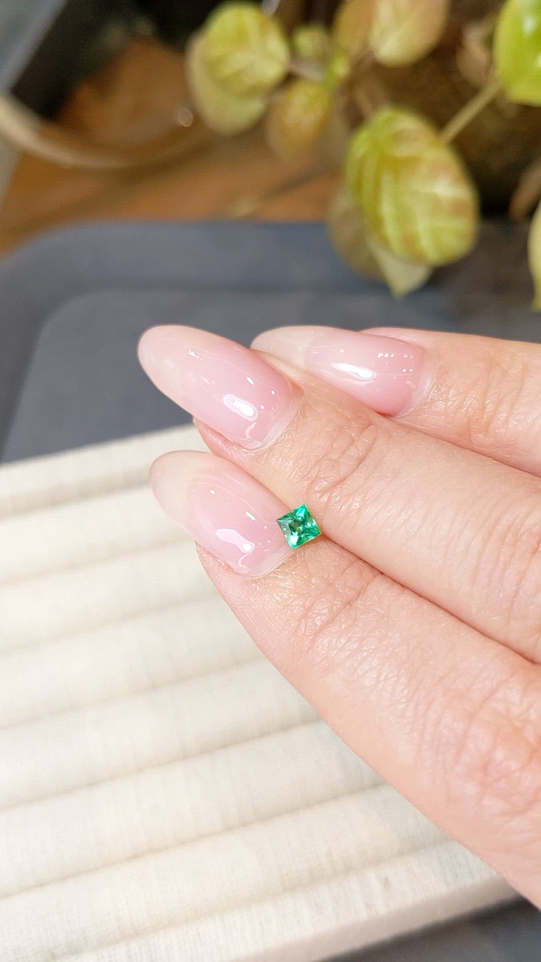 0.24 Ct. Emerald from Afghanistan Size Video