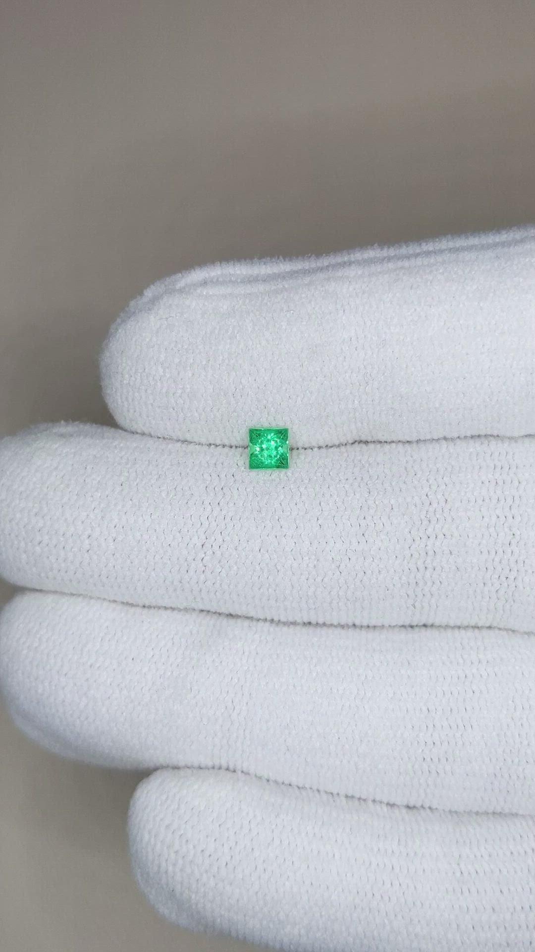 0.24 Ct. Emerald from Afghanistan Size Video