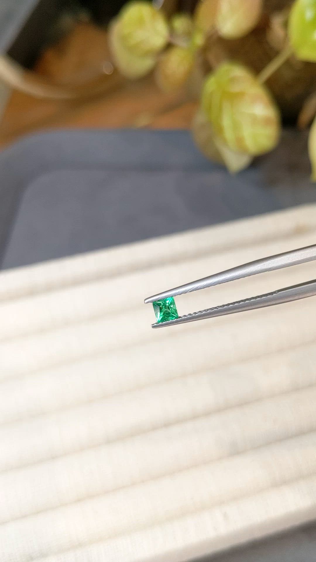0.24 Ct. Emerald from Afghanistan Size Video