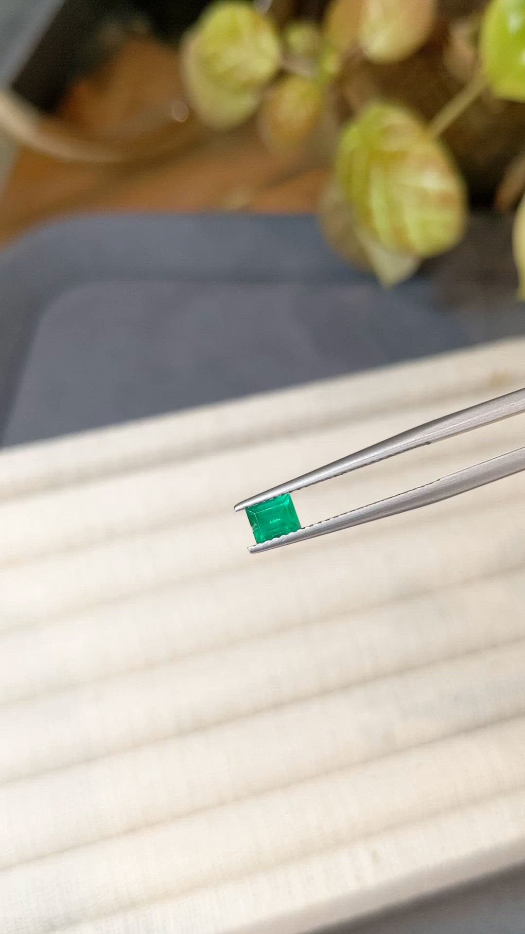 0.39 Ct. Emerald from Afghanistan Size Video