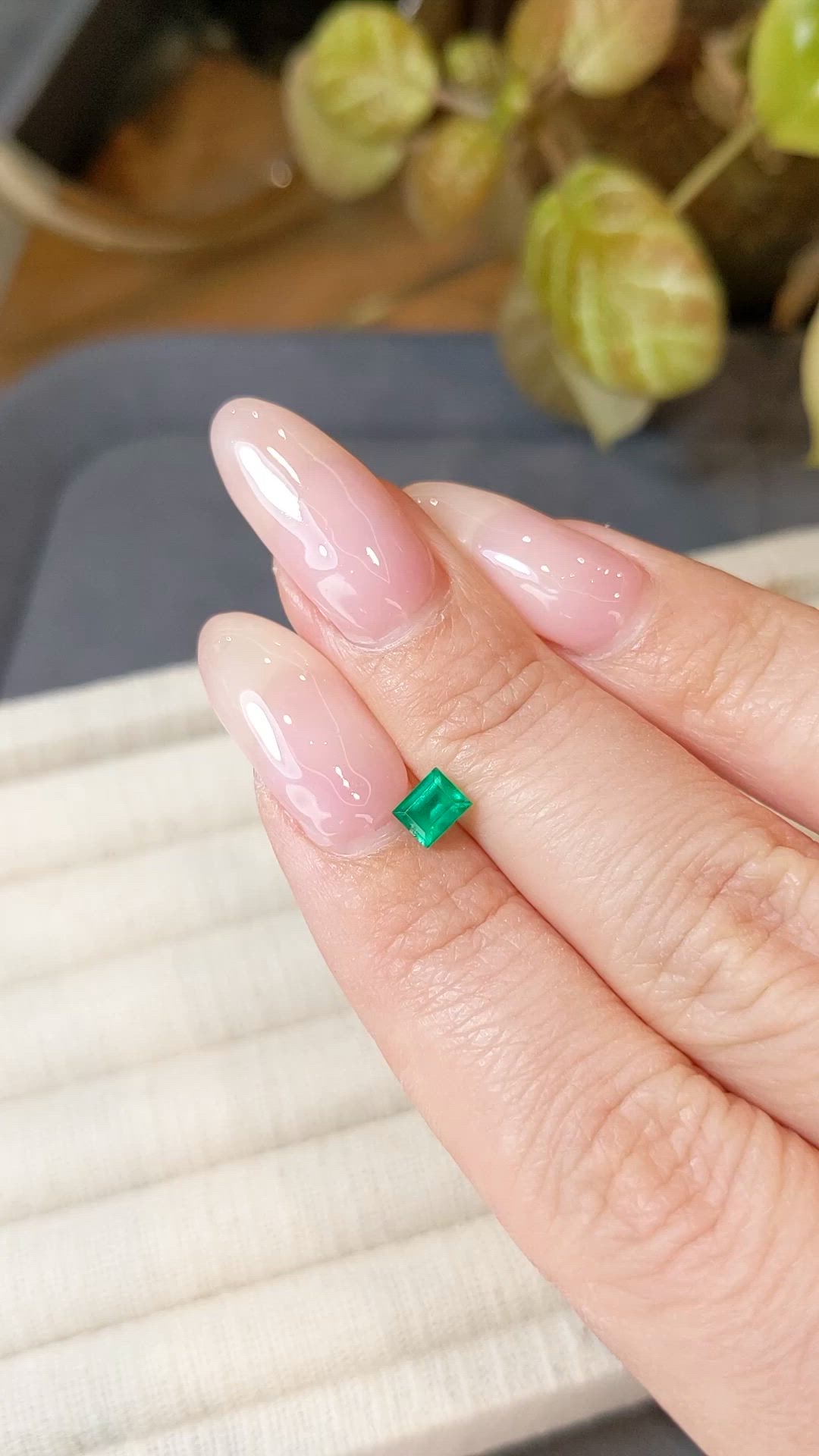 0.39 Ct. Emerald from Afghanistan Size Video