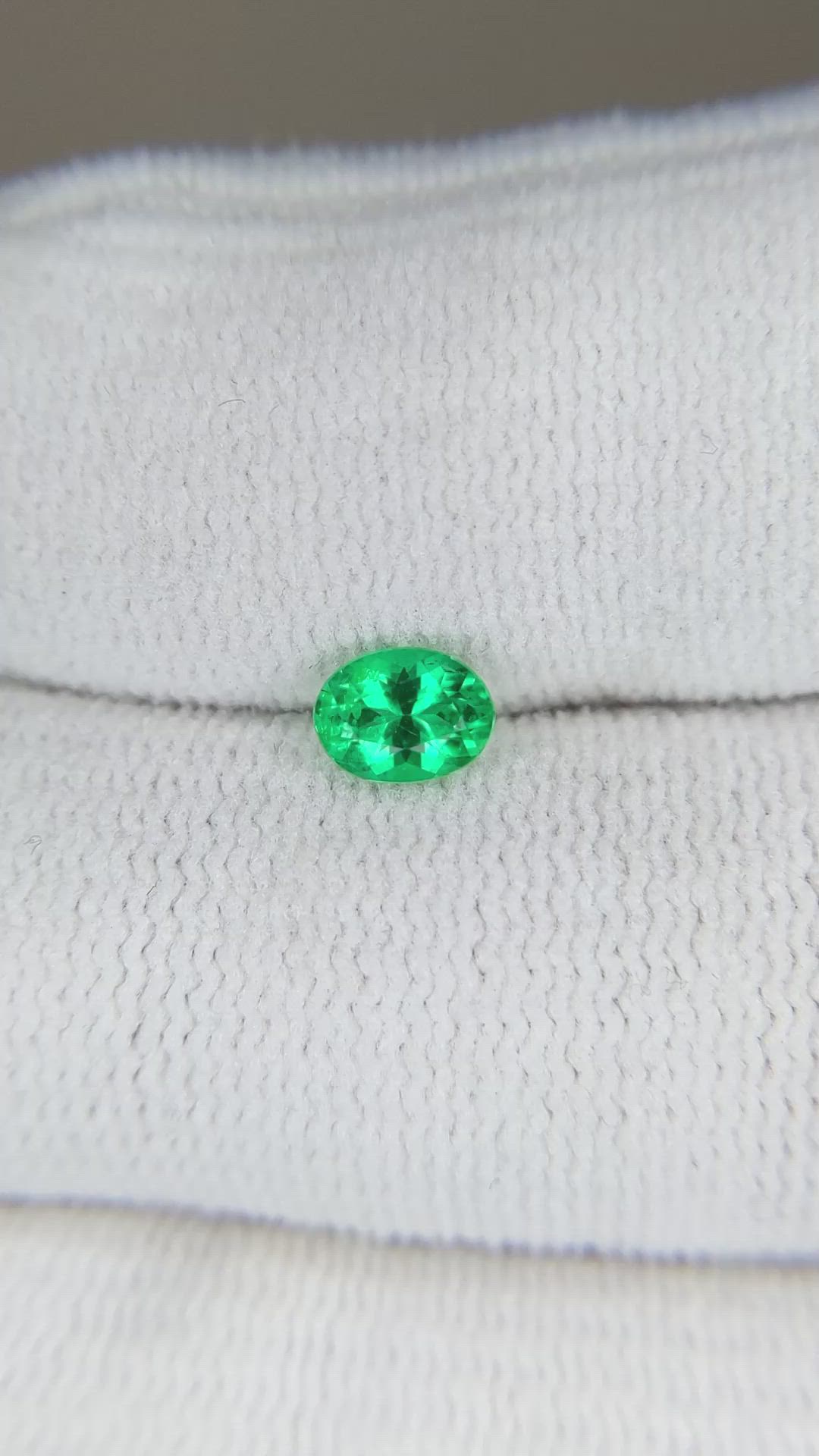 0.36 Ct. Emerald from Afghanistan Size Video