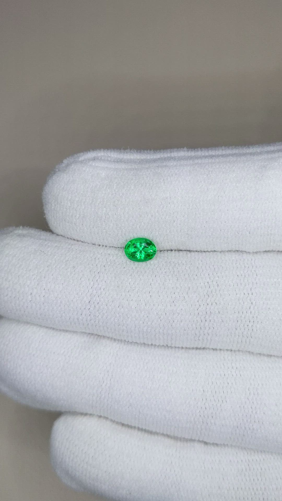 0.36 Ct. Emerald from Afghanistan Size Video