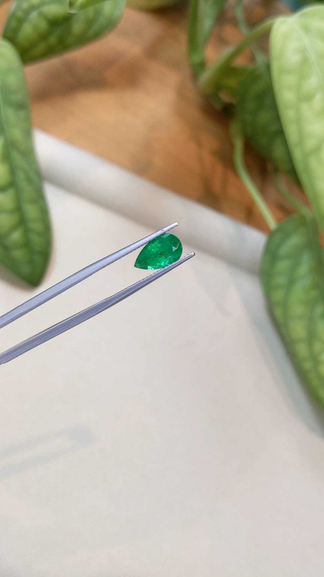 1.63 Ct. Emerald from Zambia Size Video