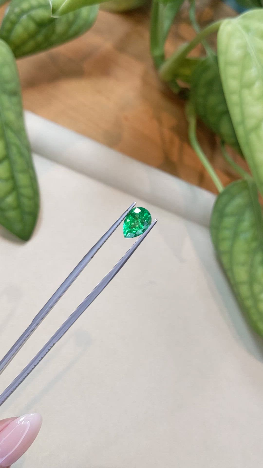 1.90 Ct. Emerald from Zambia Size Video