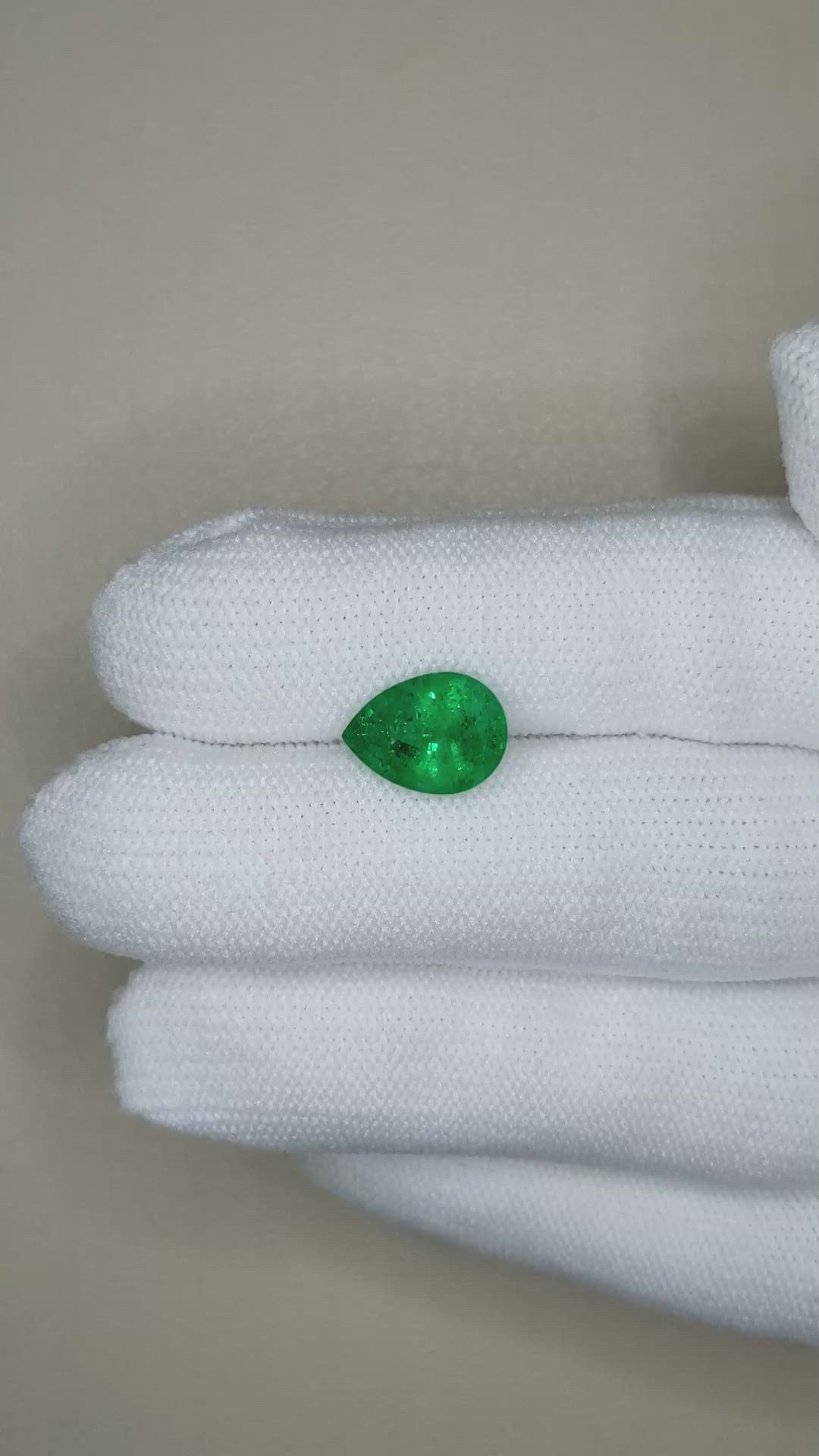 2.52 Ct. Emerald from Zambia Size Video