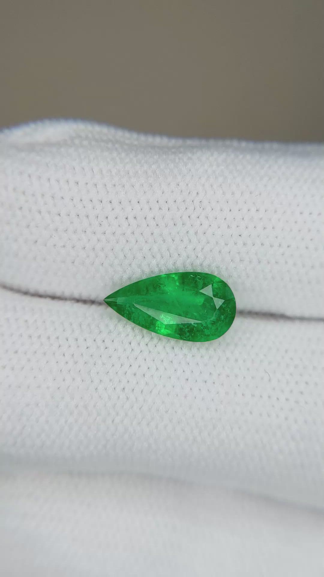 1.58 Ct. Emerald from Zambia Size Video