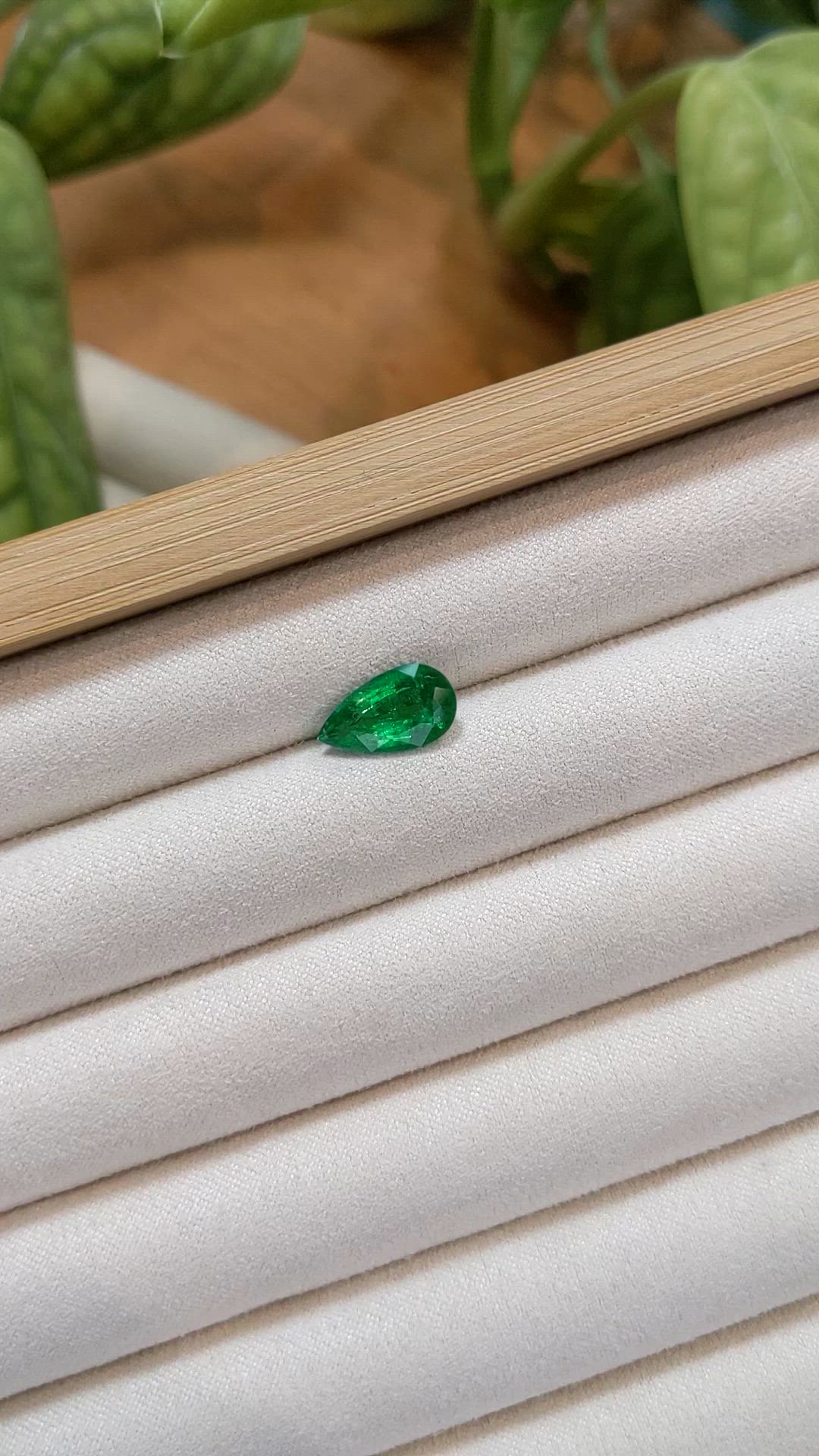 2.54 Ct. Emerald from Zambia Size Video