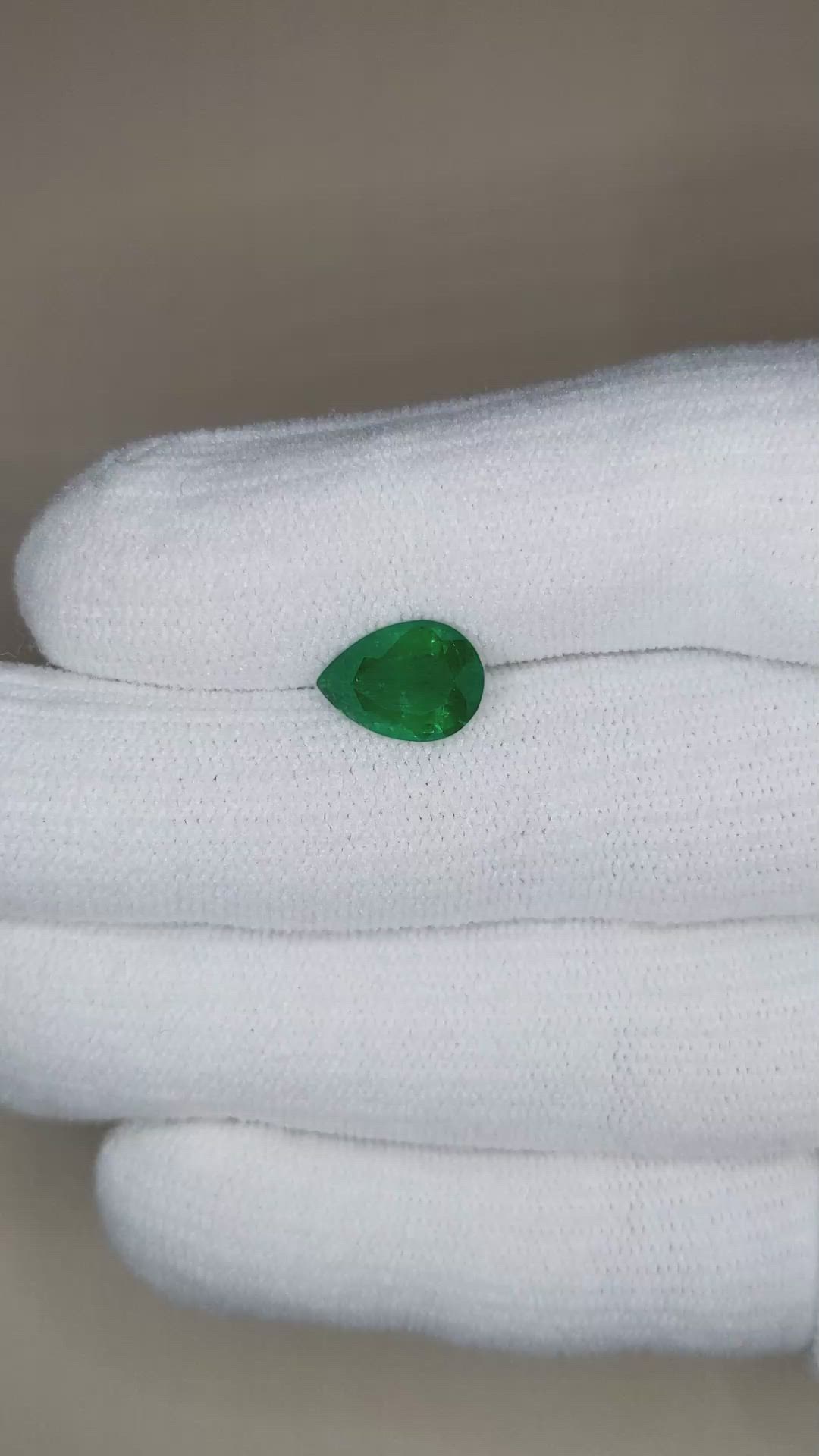 2.02 Ct. Emerald from Zambia Size Video