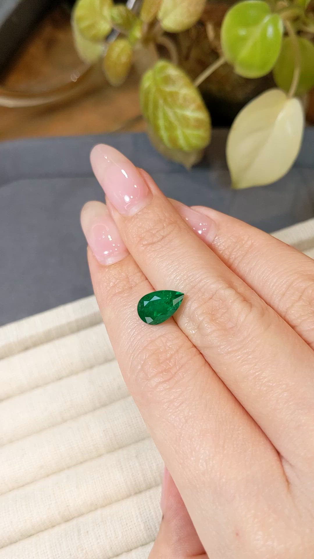 2.34 Ct. Emerald from Zambia Size Video
