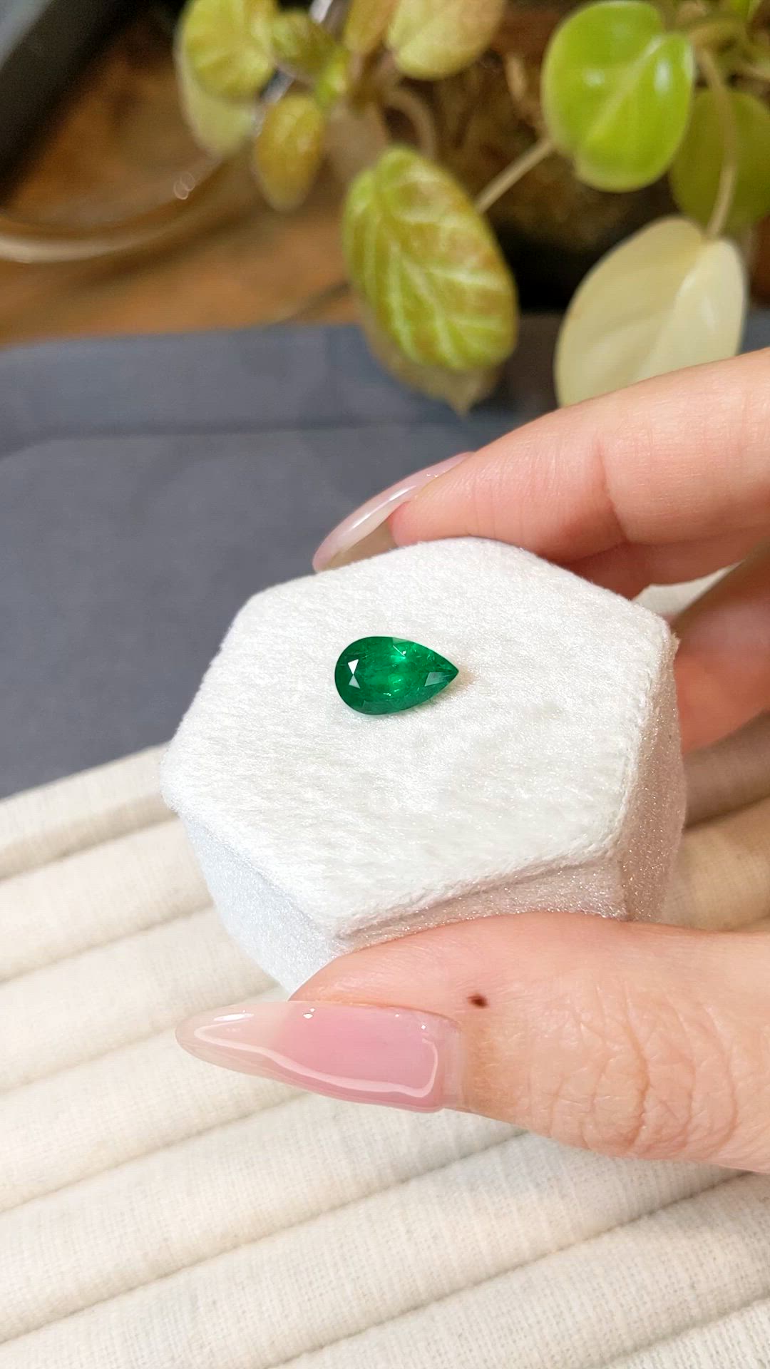 2.34 Ct. Emerald from Zambia Size Video