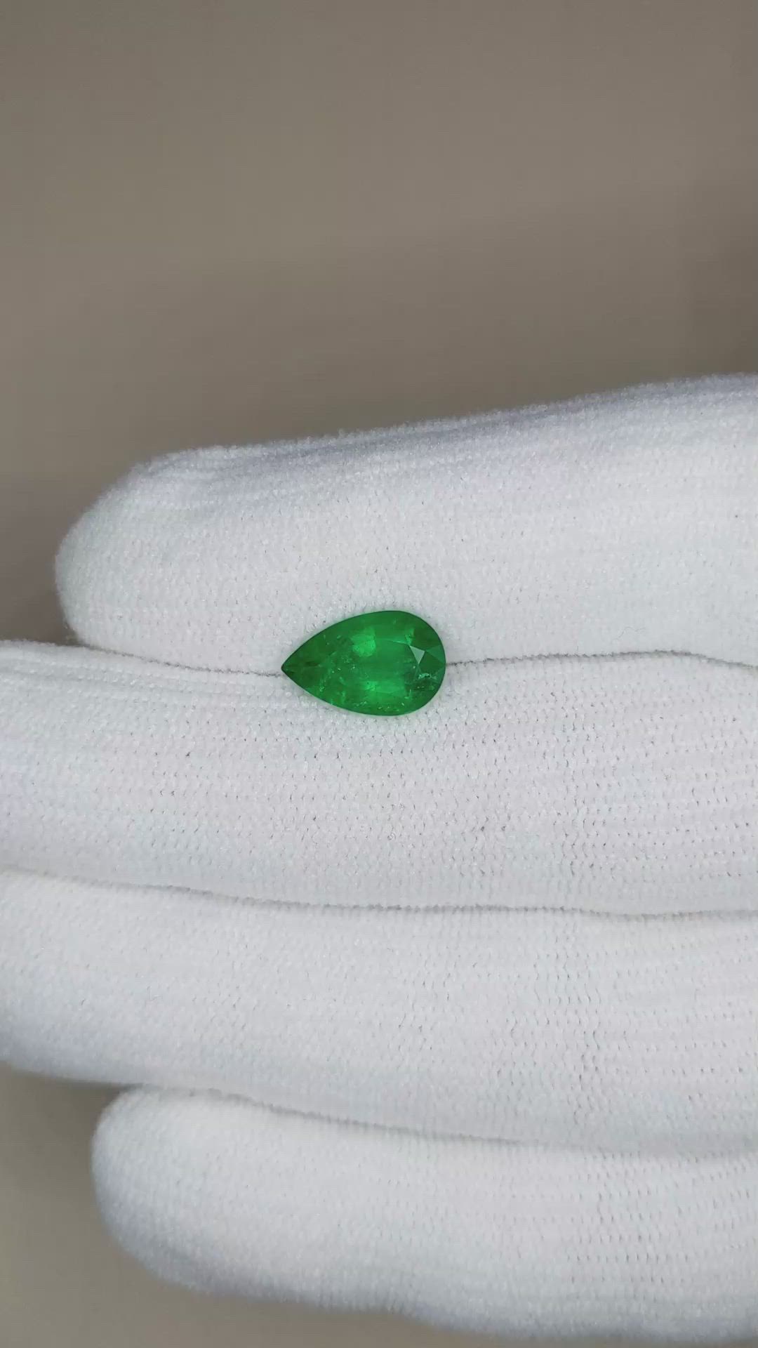 2.34 Ct. Emerald from Zambia Size Video