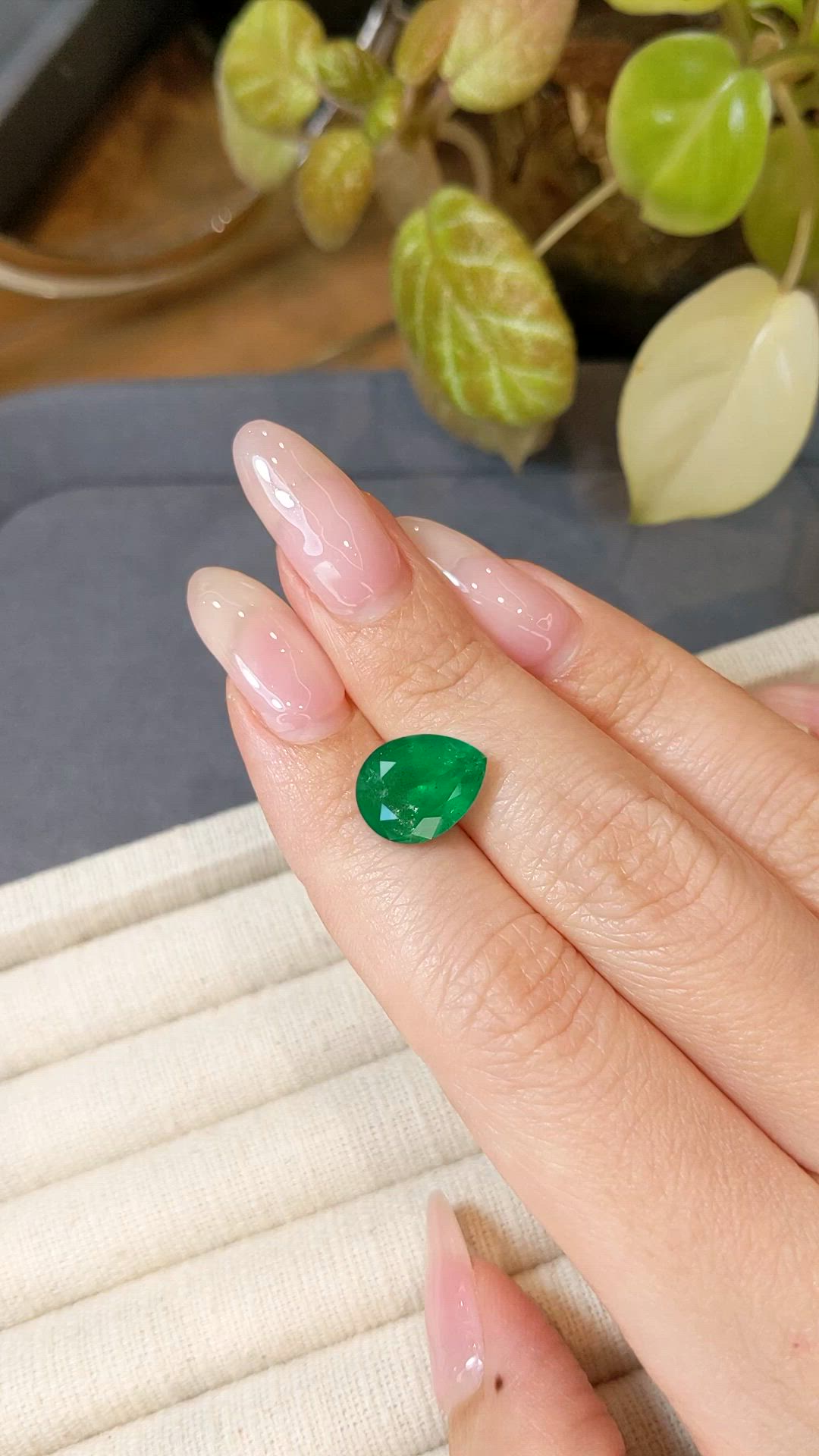 4.52 Ct. Emerald from Zambia Size Video