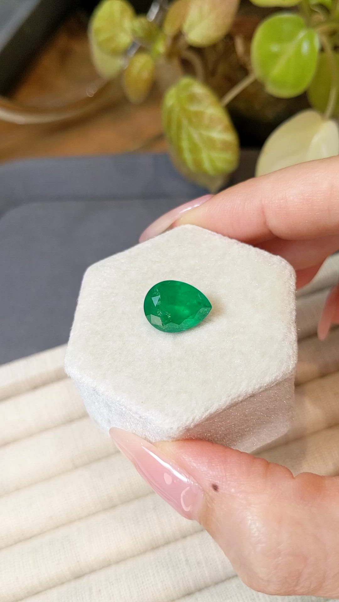 4.52 Ct. Emerald from Zambia Size Video