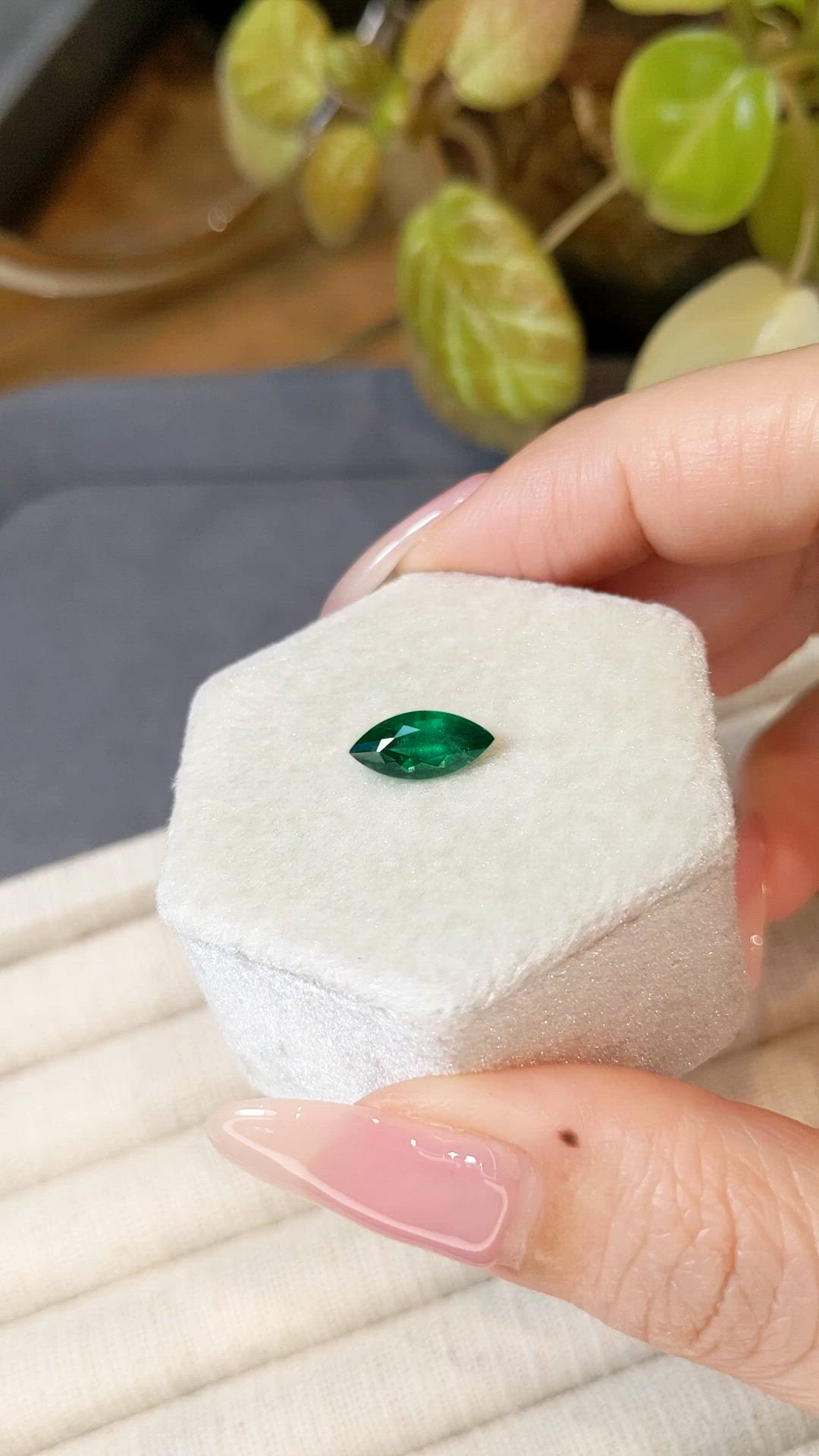1.19 Ct. Emerald from Zambia Size Video