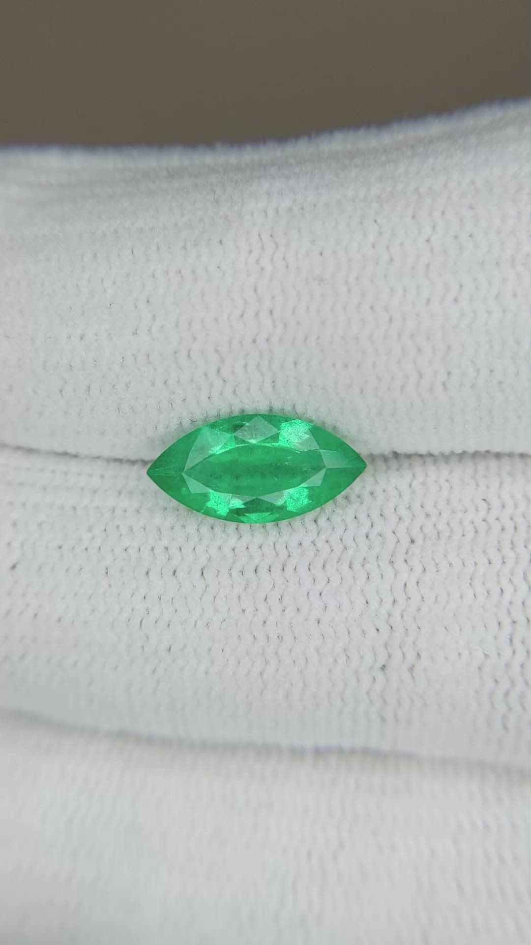 1.37 Ct. Emerald from Zambia Size Video