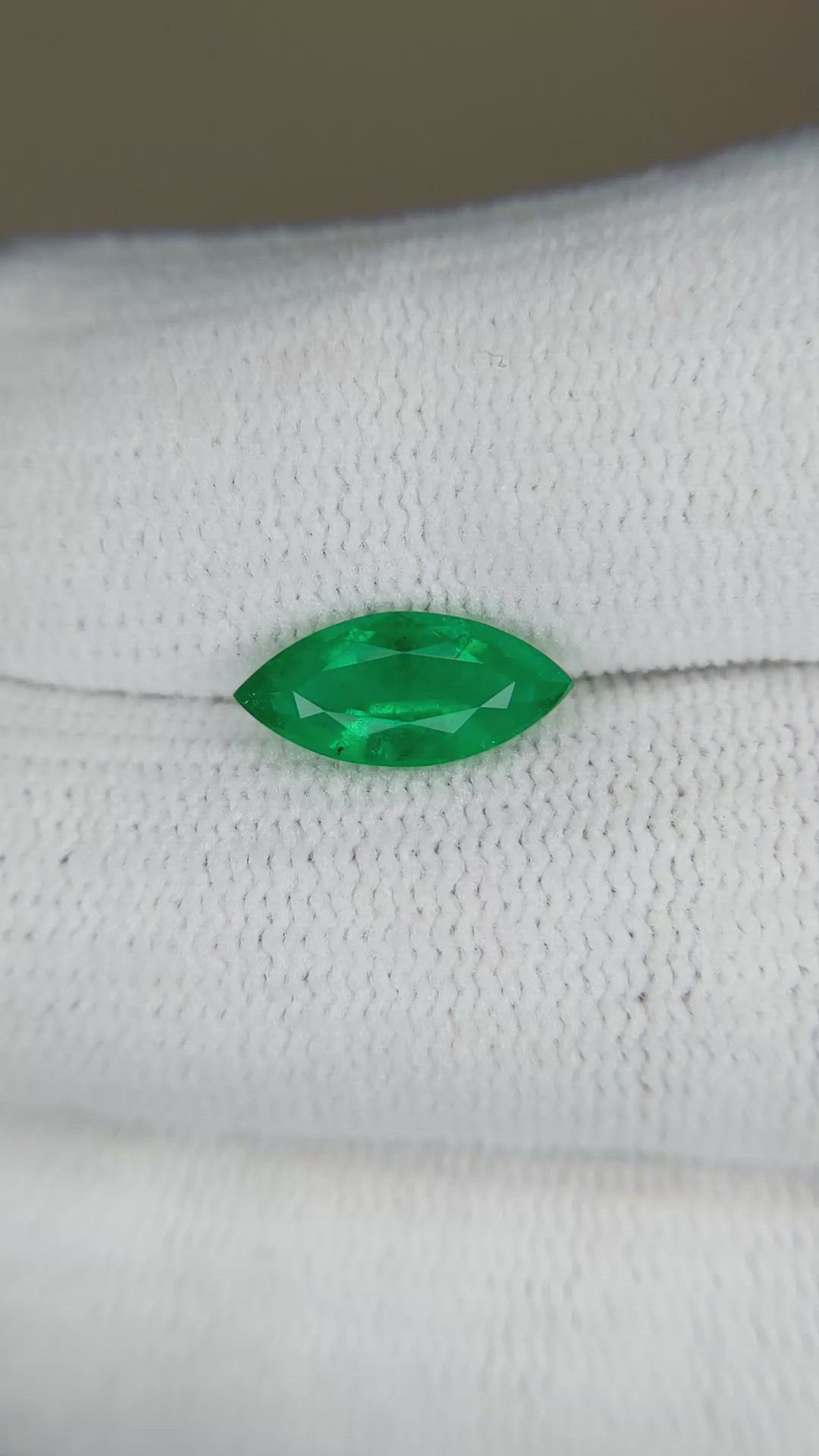 1.43 Ct. Emerald from Zambia Size Video