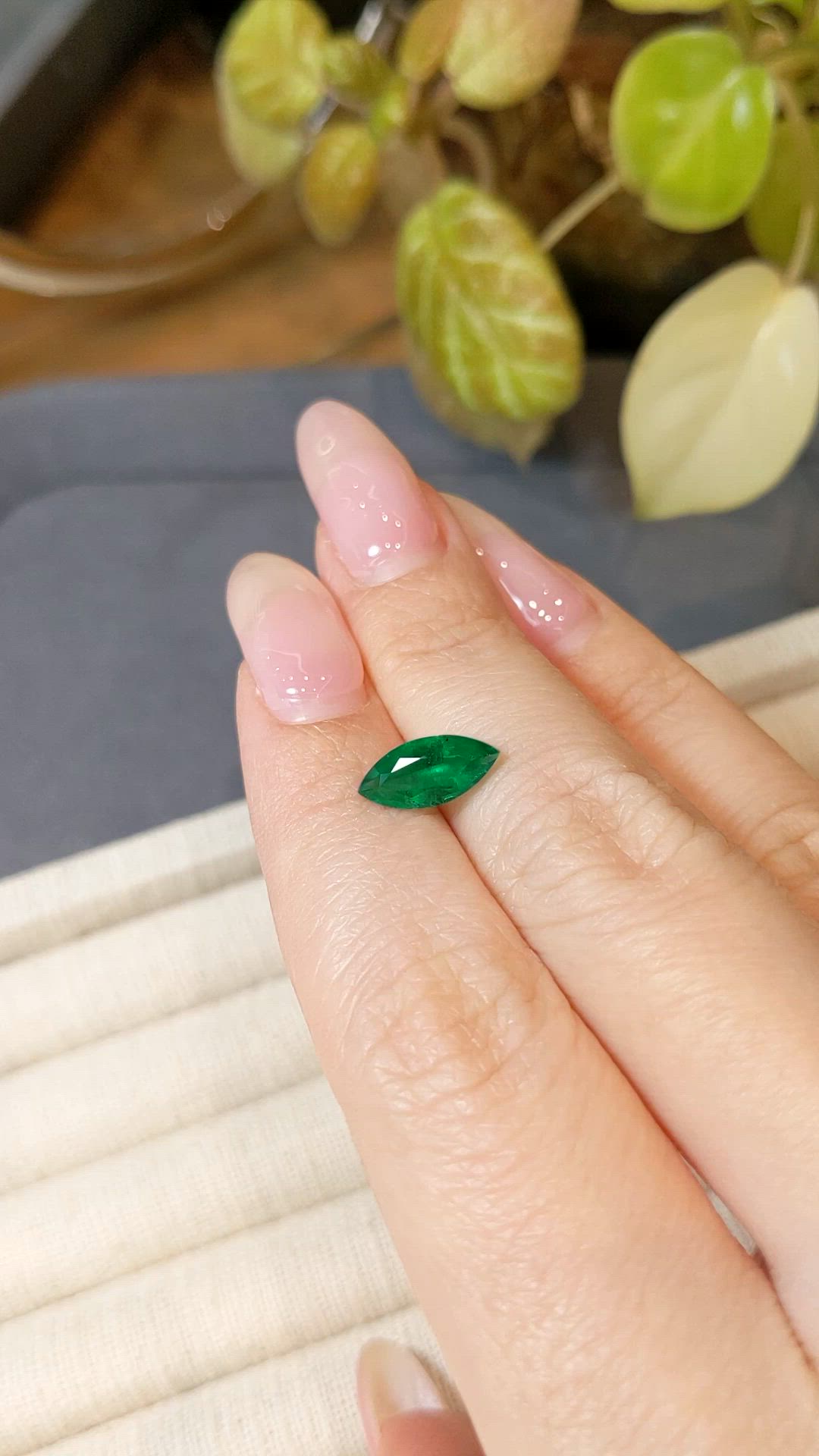 1.43 Ct. Emerald from Zambia Size Video