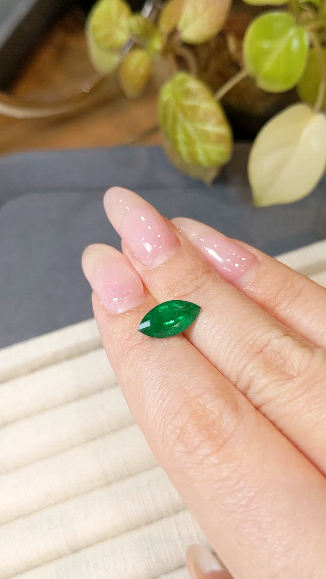 2.06 Ct. Emerald from Zambia Size Video