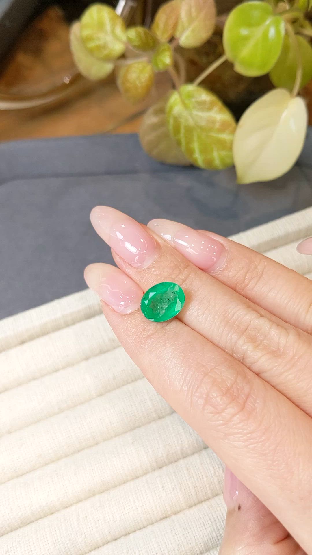 3.25 Ct. Emerald from Zambia Size Video