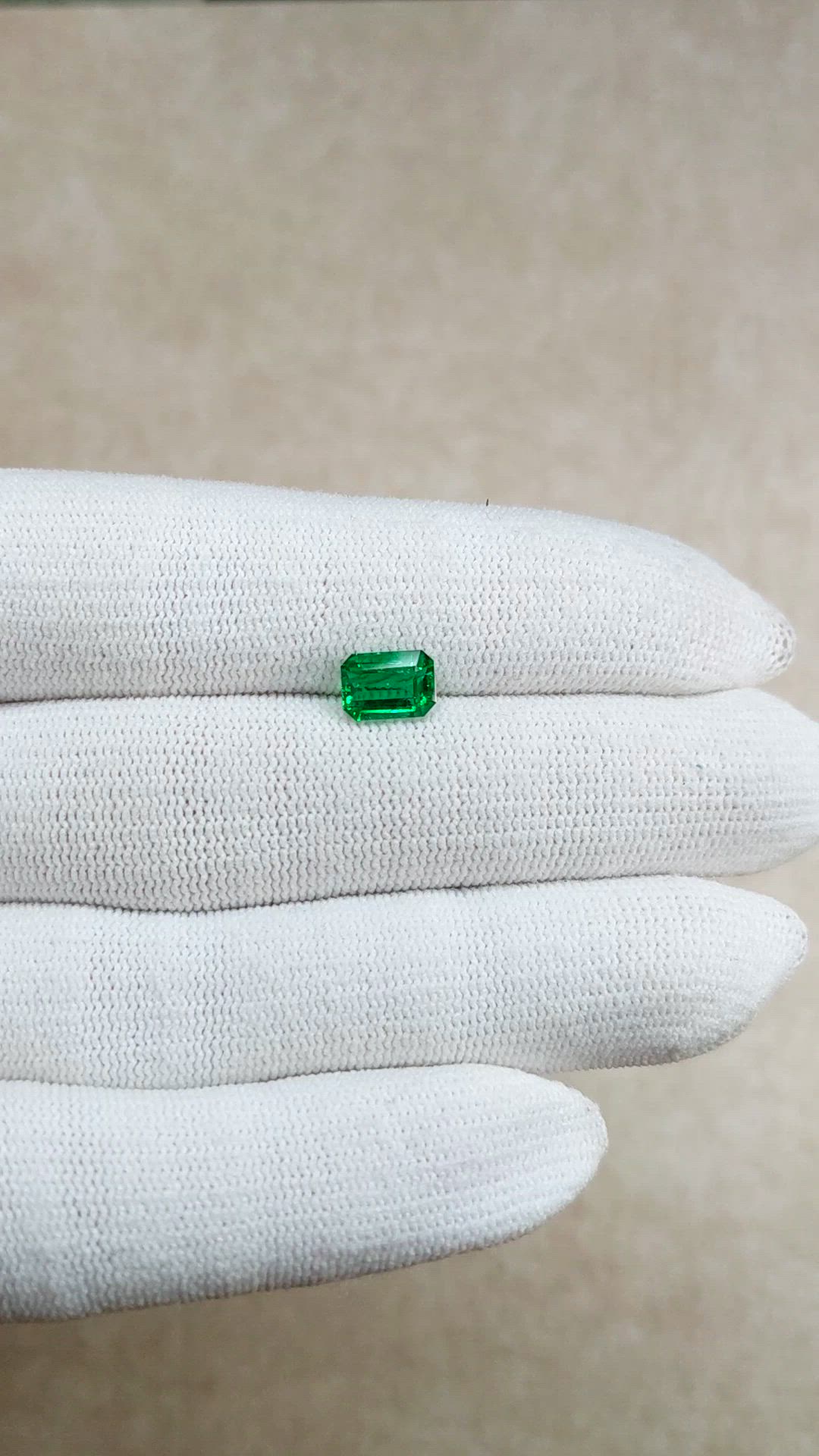 1.50 Ct. Emerald from Zambia Size Video