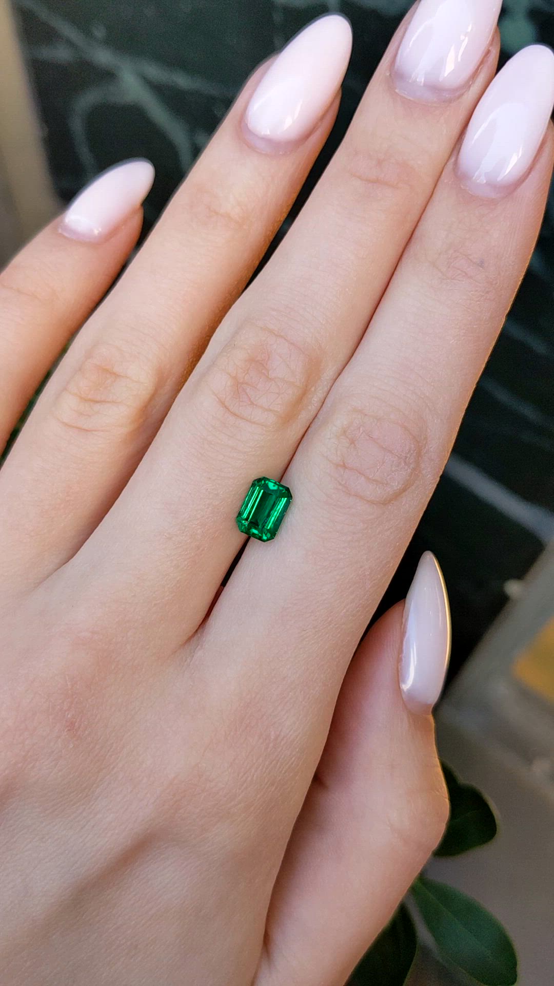 1.50 Ct. Emerald from Zambia Size Video
