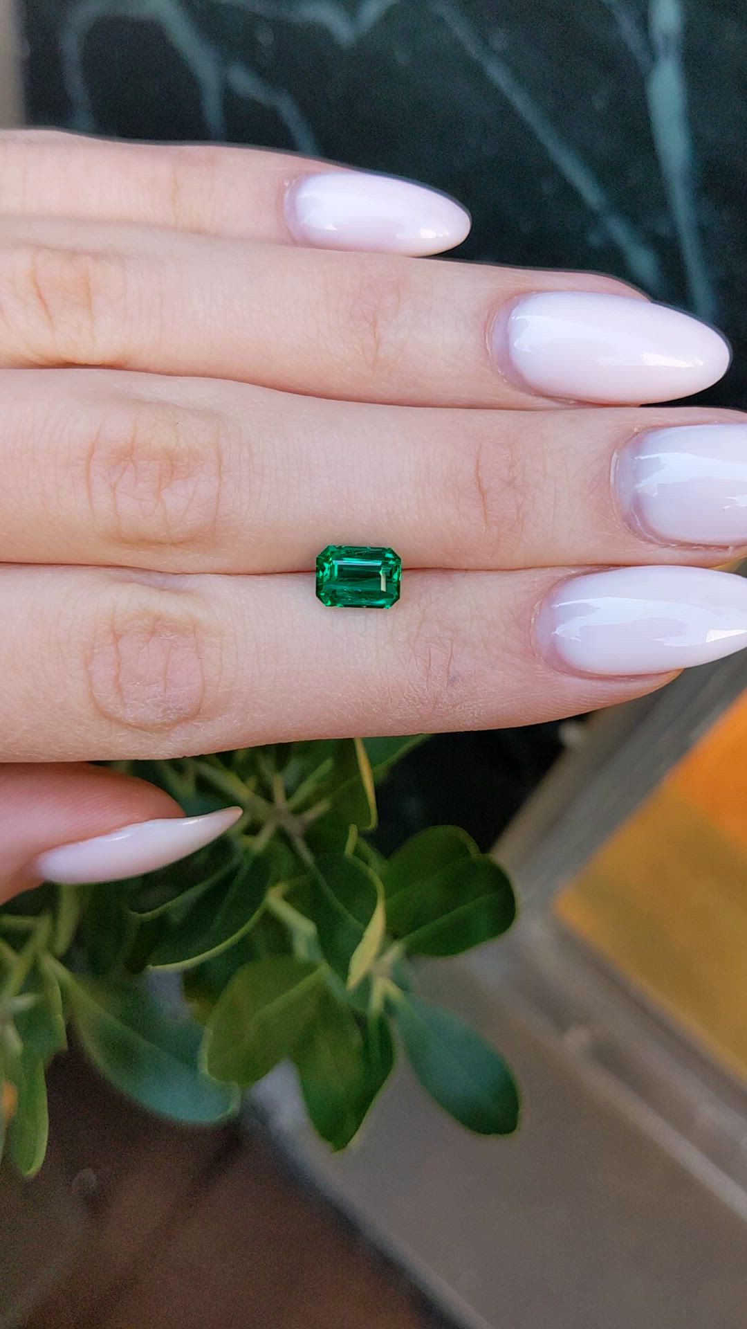1.50 Ct. Emerald from Zambia Size Video
