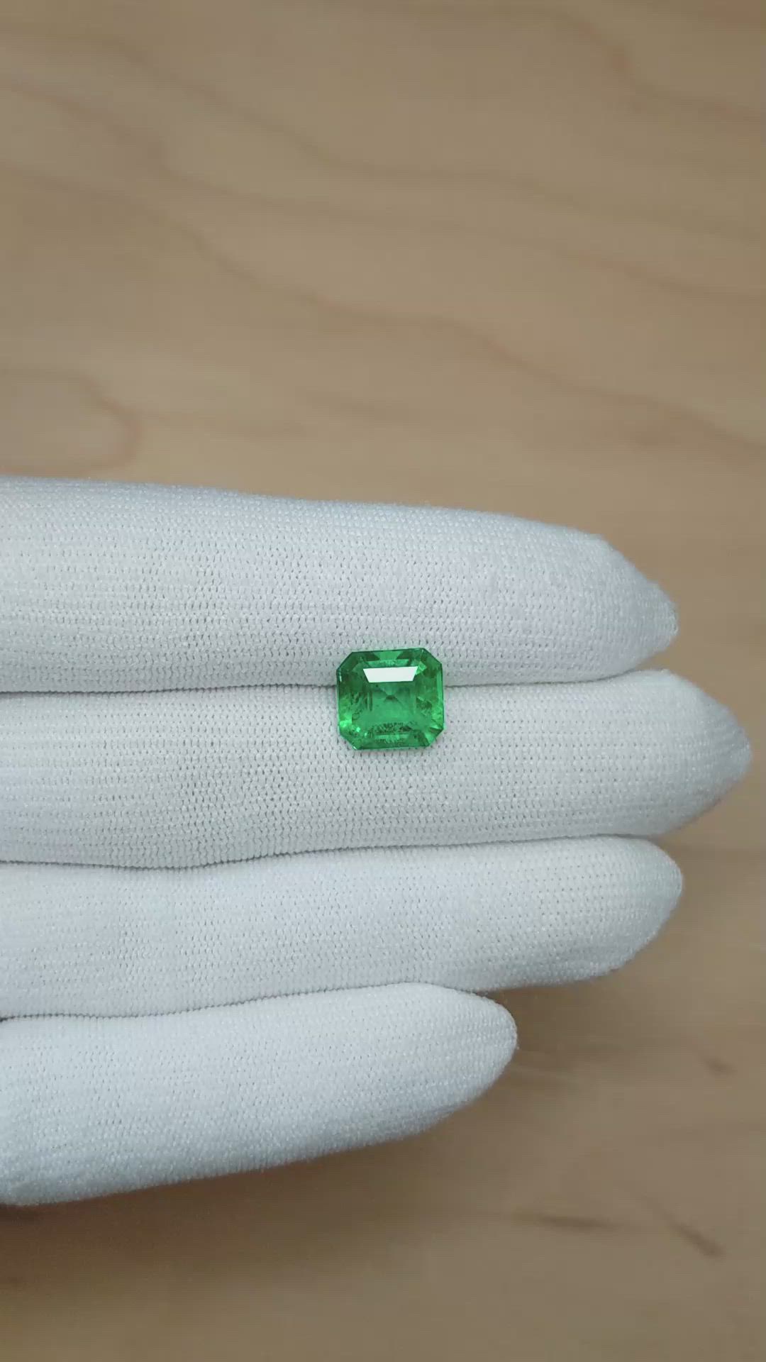 3.48 Ct. Emerald from Brazil Size Video