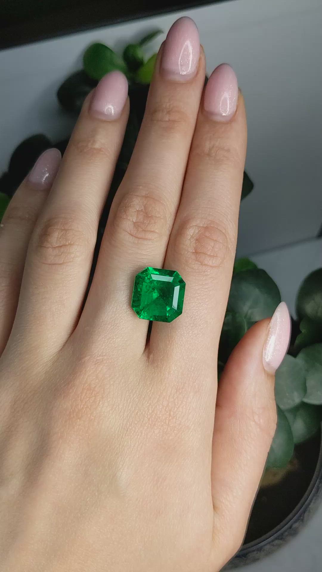 9.97 Ct. Emerald from Colombia Size Video