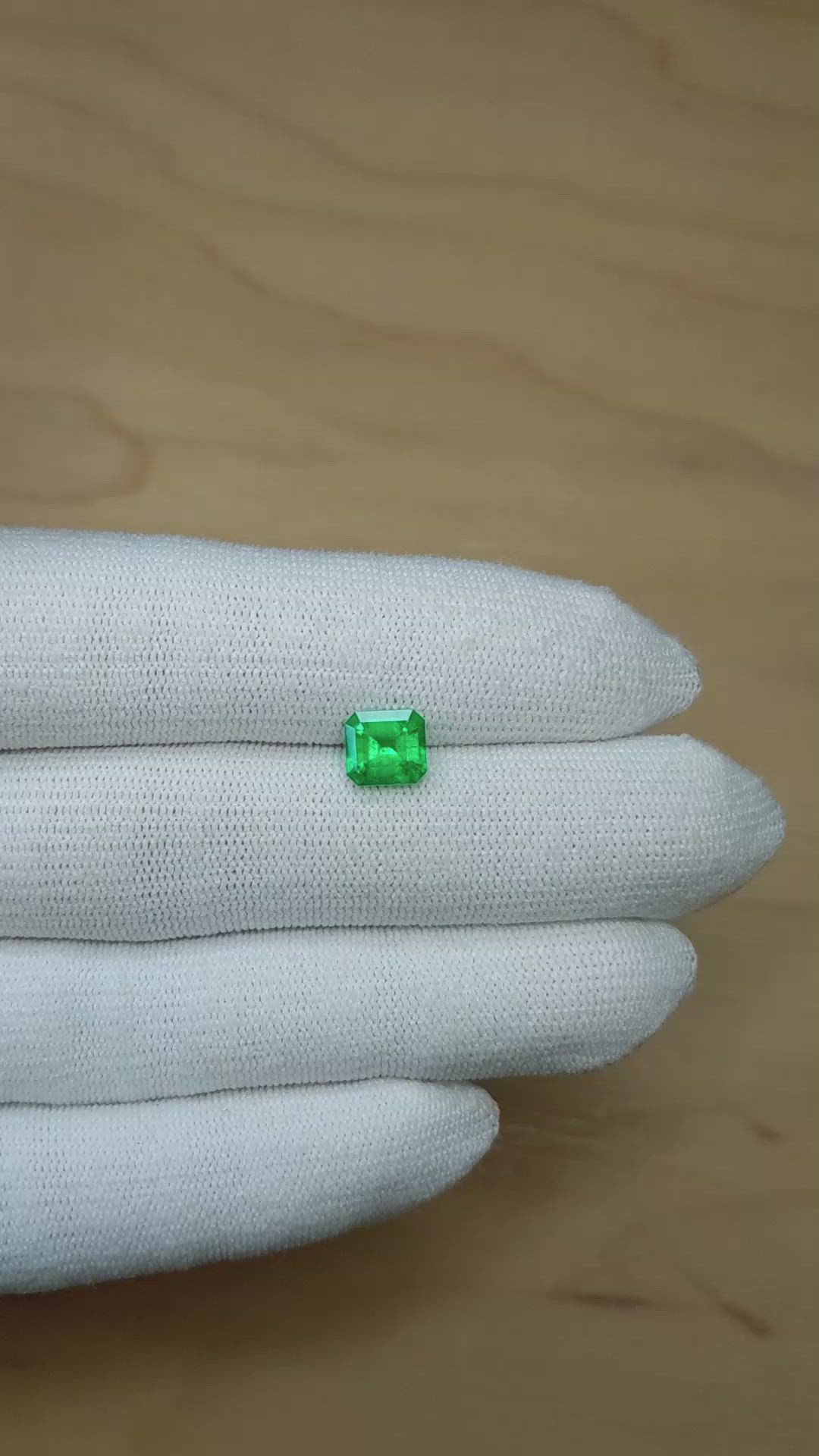 1.62 Ct. Emerald from Colombia Size Video