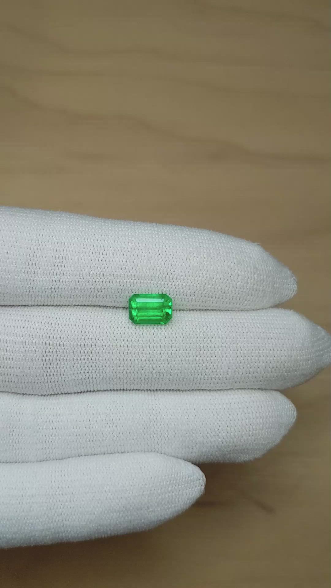 1.95 Ct. Emerald from Colombia Size Video