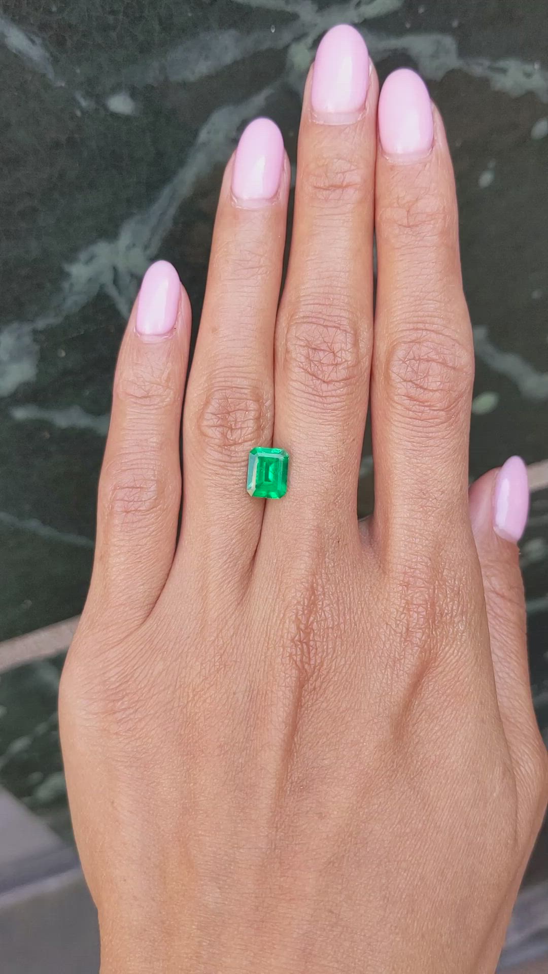 1.83 Ct. Emerald from Colombia Size Video